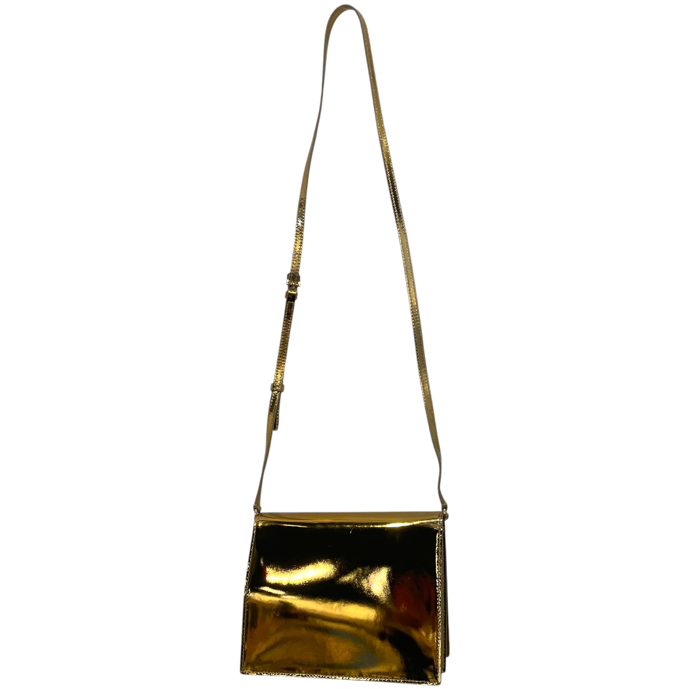 DOLCE&GABBANA/Cross Body Bag/S/Leather/GLD/DG Metallic Logo view 2