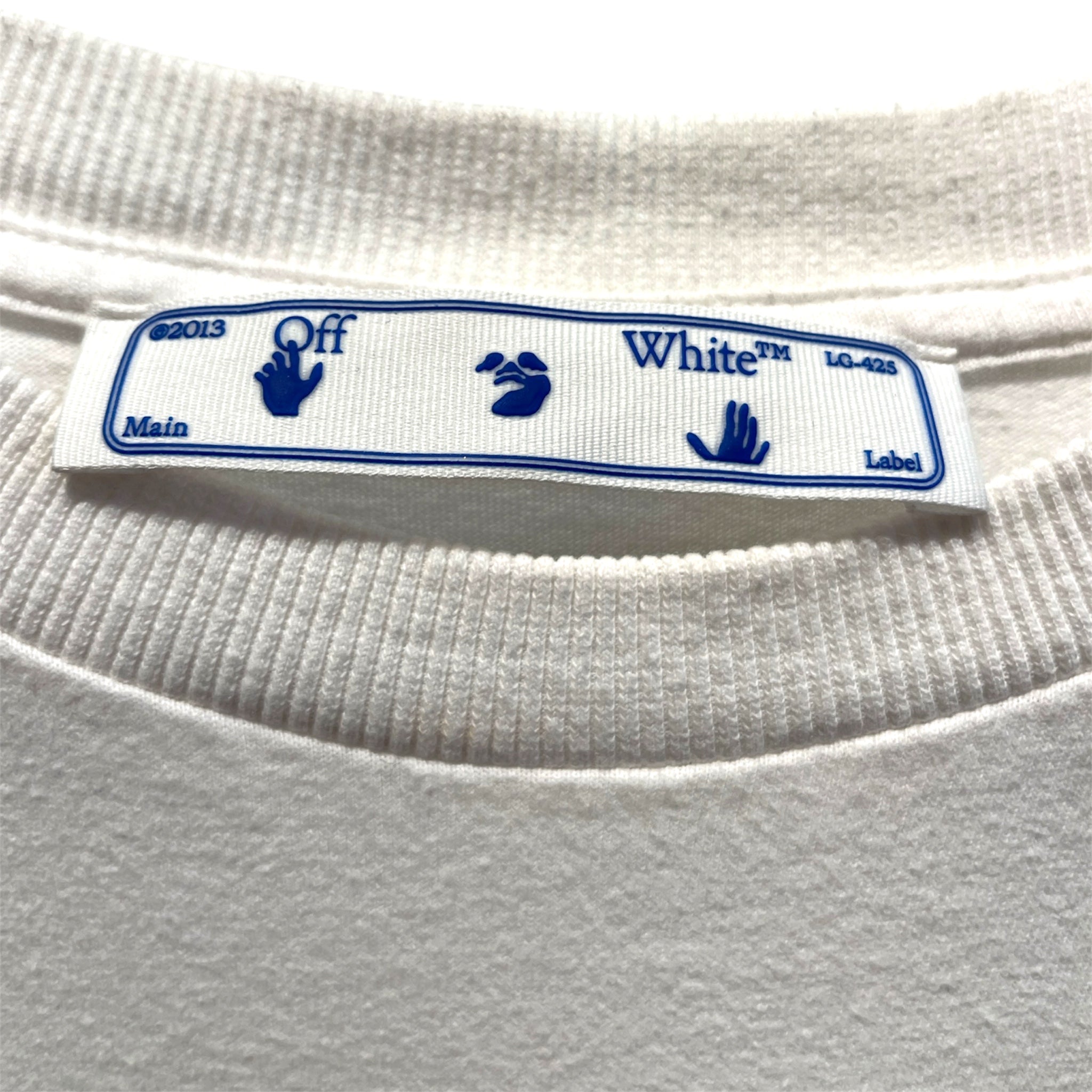 OFF-WHITE/T-Shirt/L/Cotton/WHT/I SUPPORT ALL FORMS OF LOVE view 3