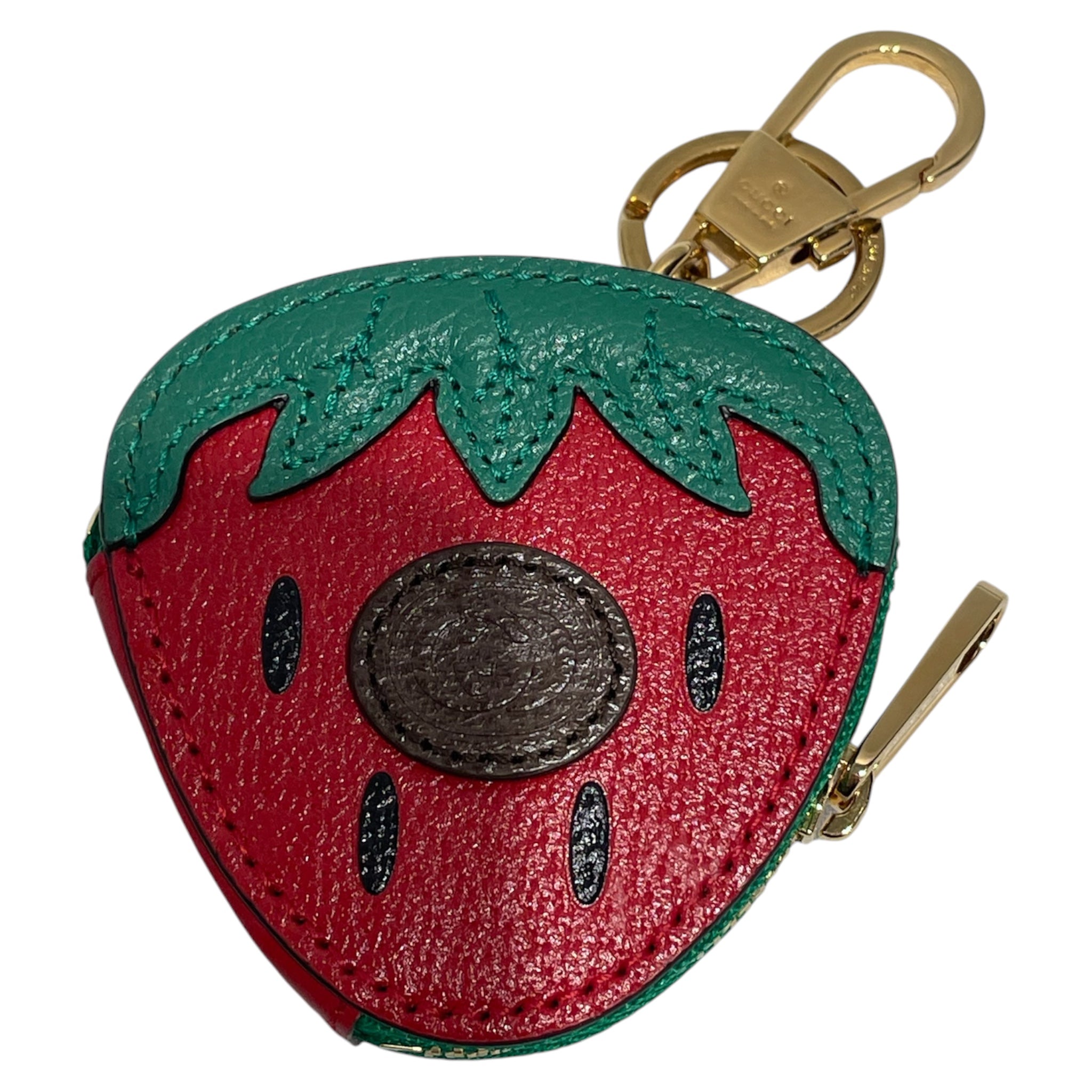 GUCCI/Coin Wallet/Leather/RED/Fruttini Strawberry Coin Purse view 1