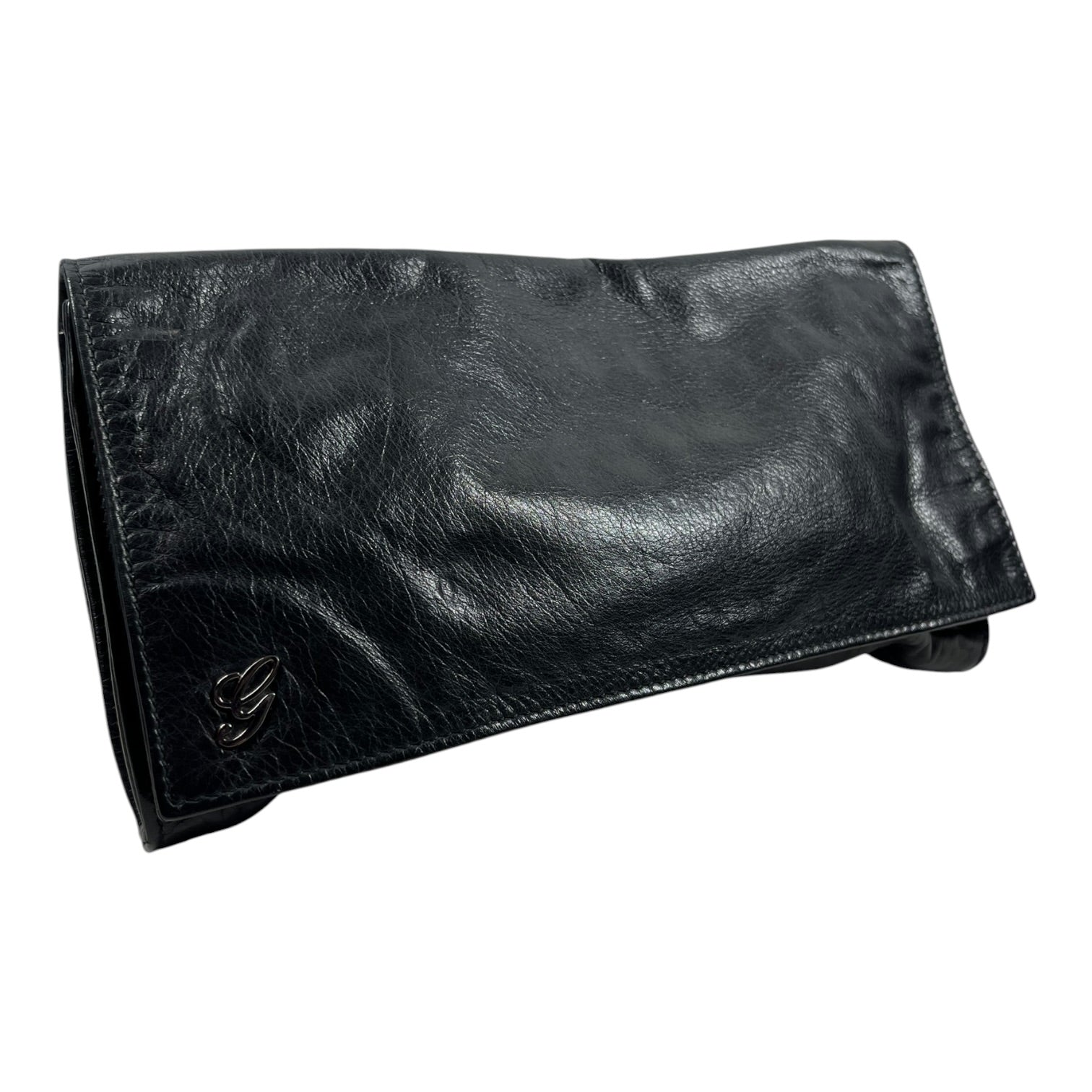 GUCCI/Long Wallet/Lambskin/BLK/Leather Clutch Bag view 1