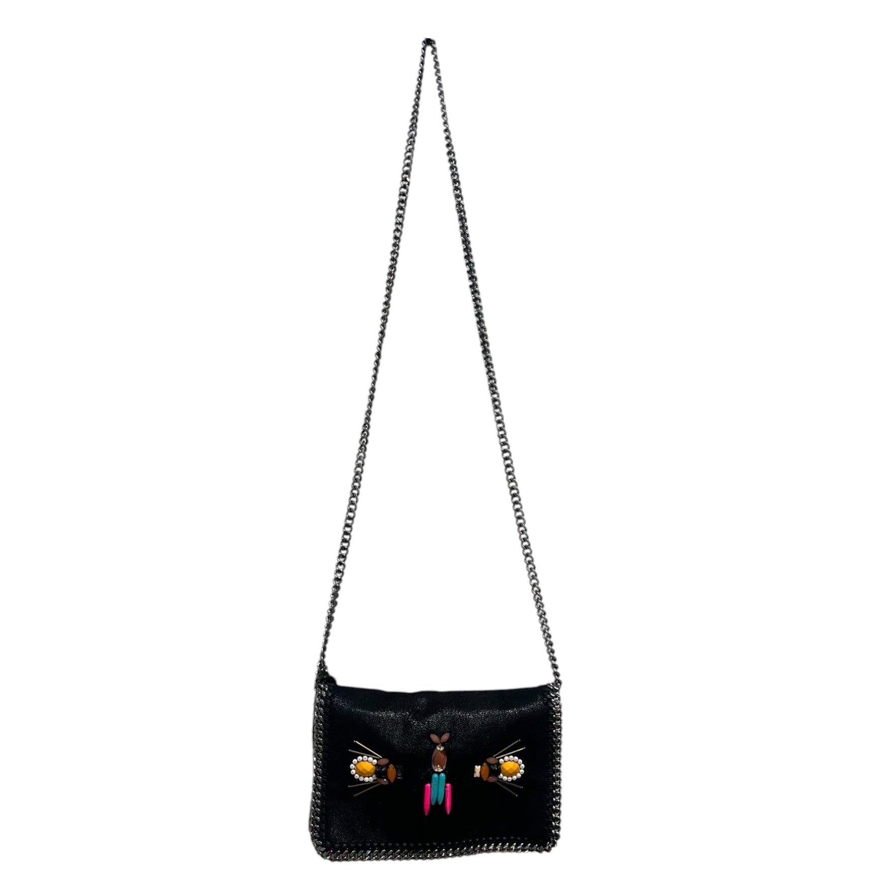 STELLAMcCARTNEY/Clutch Bag/Faux Leather/BLK/gem bugs view 1