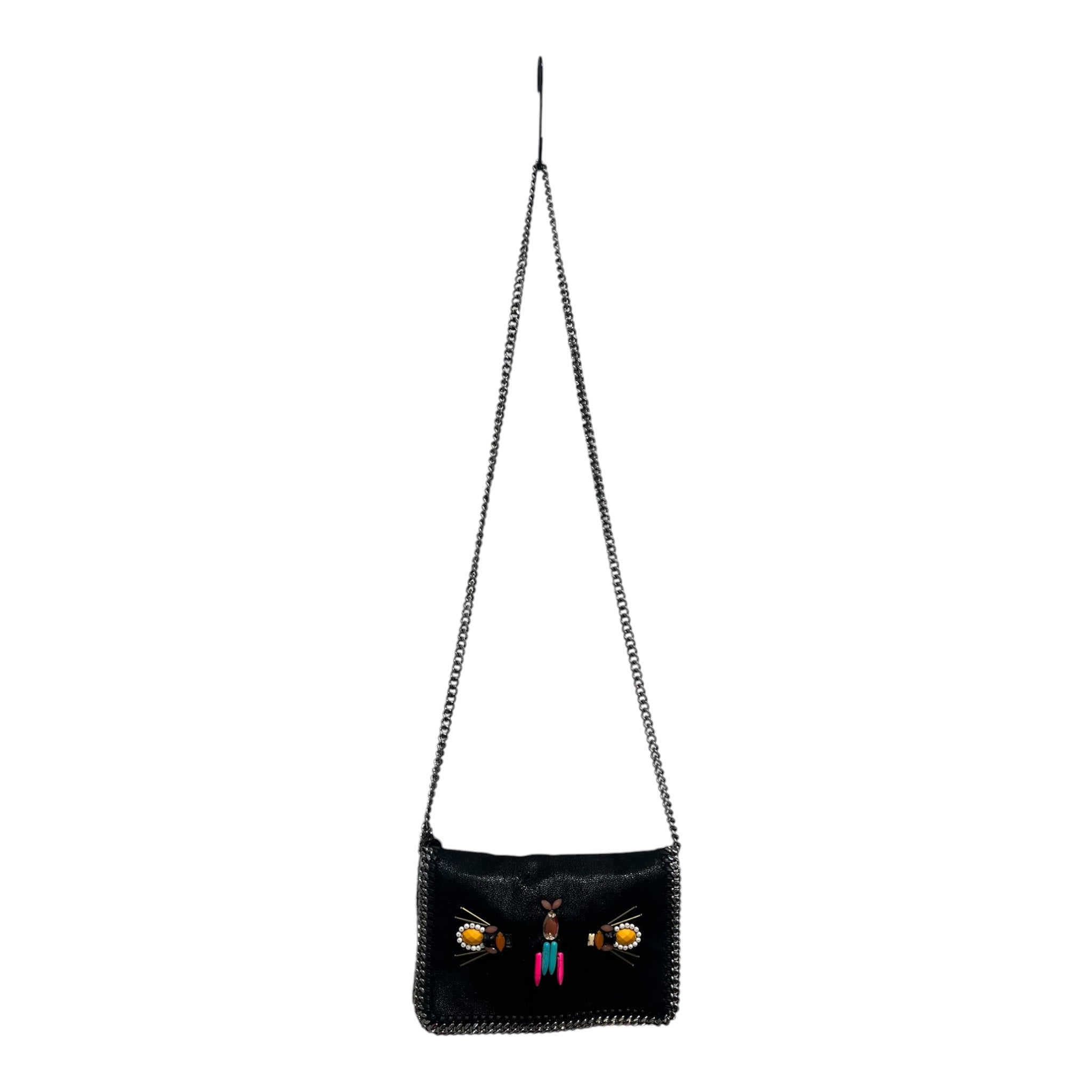 STELLAMcCARTNEY/Clutch Bag/Faux Leather/BLK/gem bugs view 1