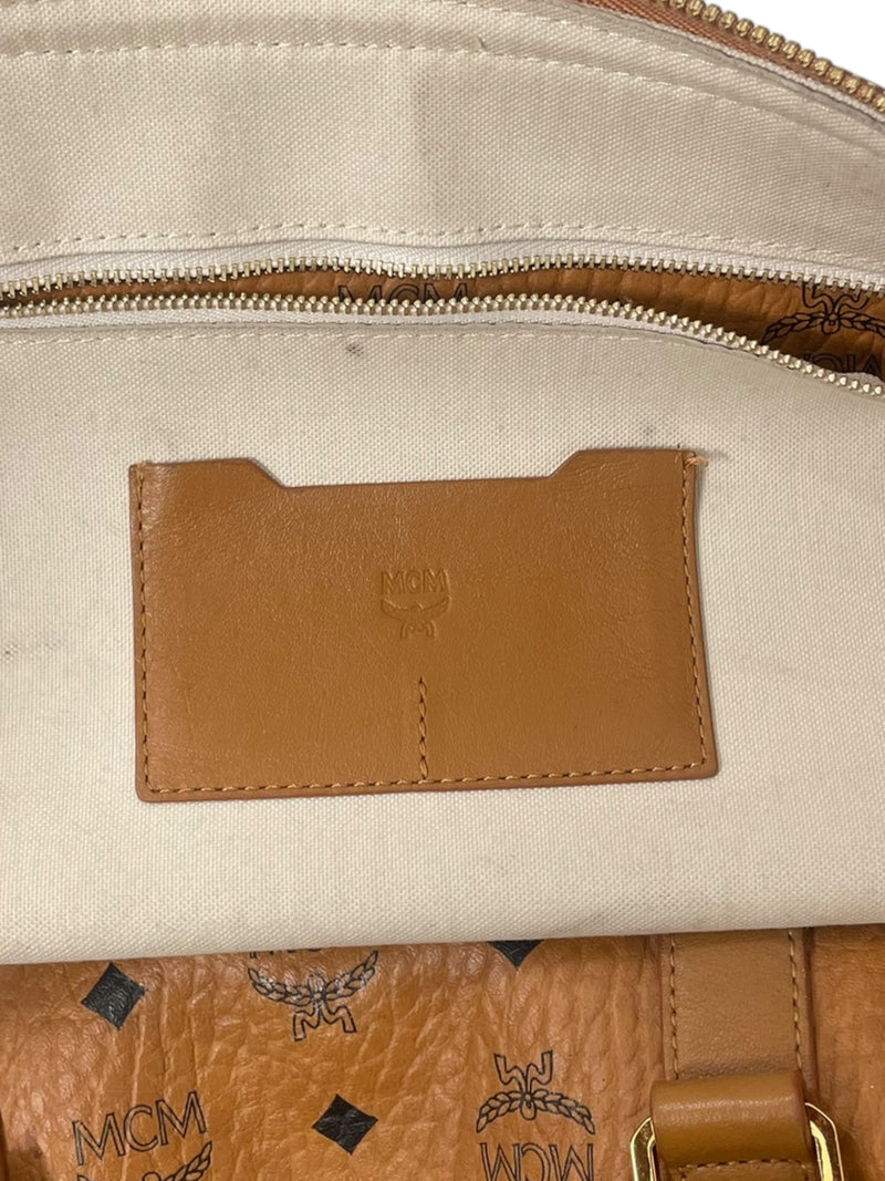 MCM/Boston Bag/XL/Monogram/Leather/CML/8010C