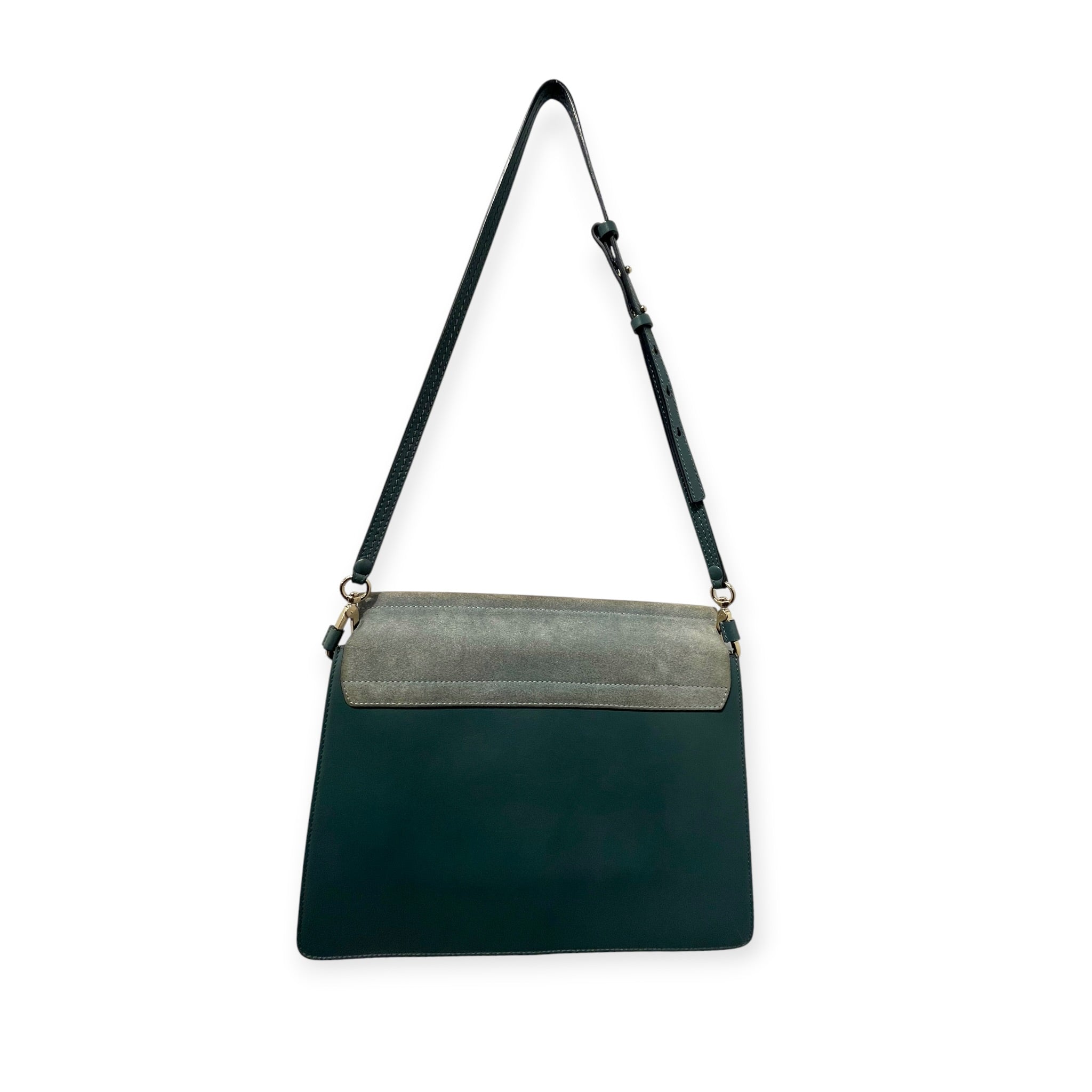 Chloe/Bag/Leather/GRN/TEAL FAYE LEATHER SUEDE BAG view 7