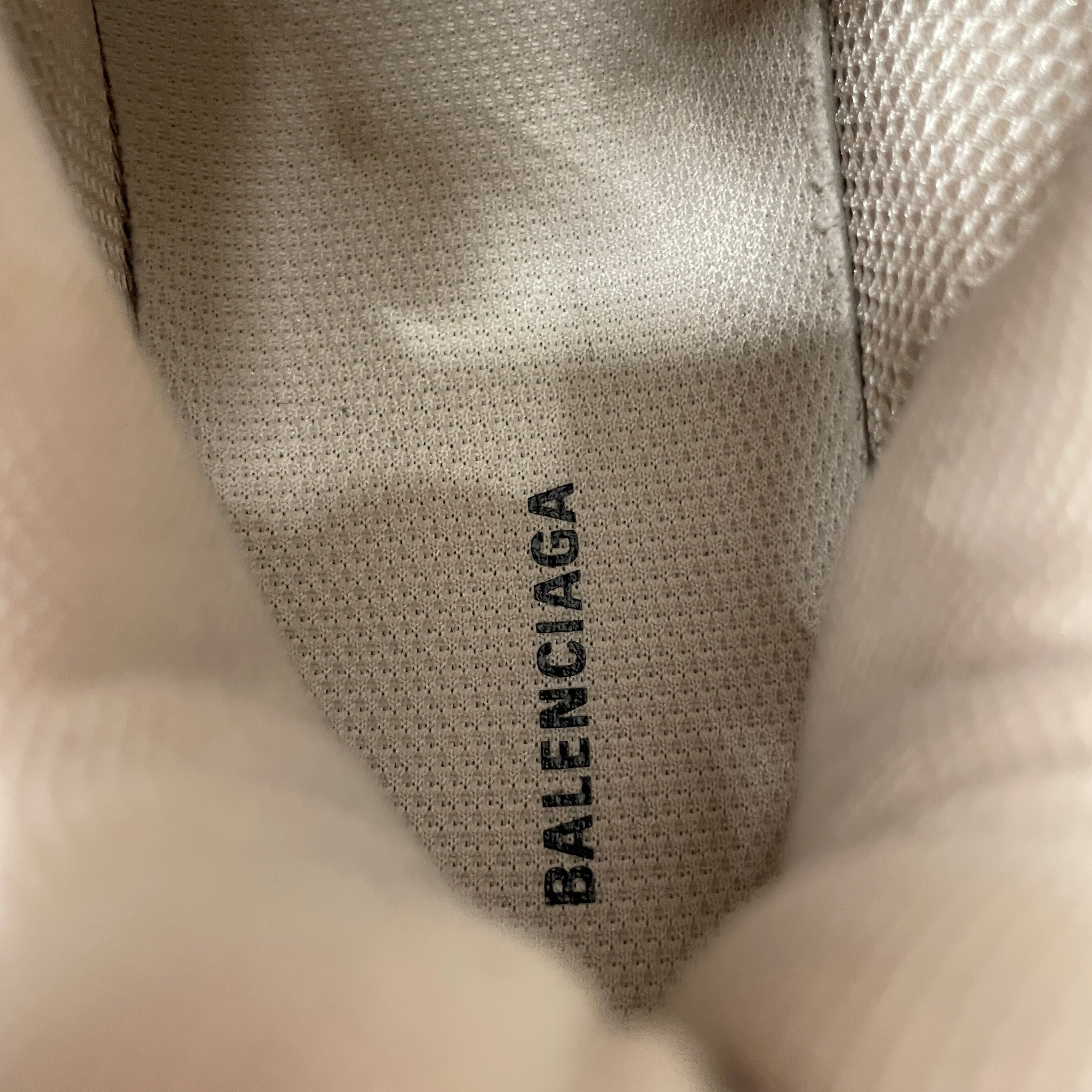BALENCIAGA/Low-Sneakers/US 6/Cotton/BEG/TRIPLE S CLEAR SOLE view 3
