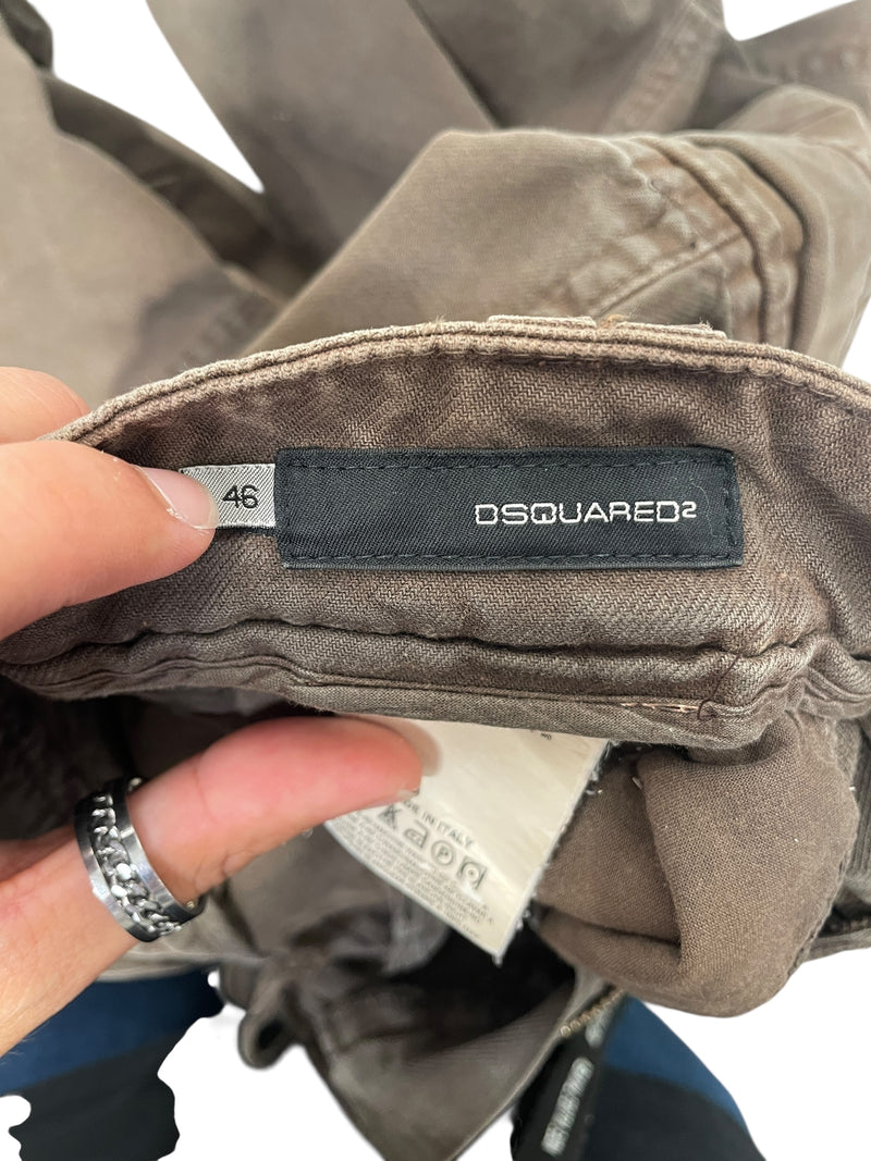 DSQUARED2/Cargo Pants/46/Cotton/BRW/&