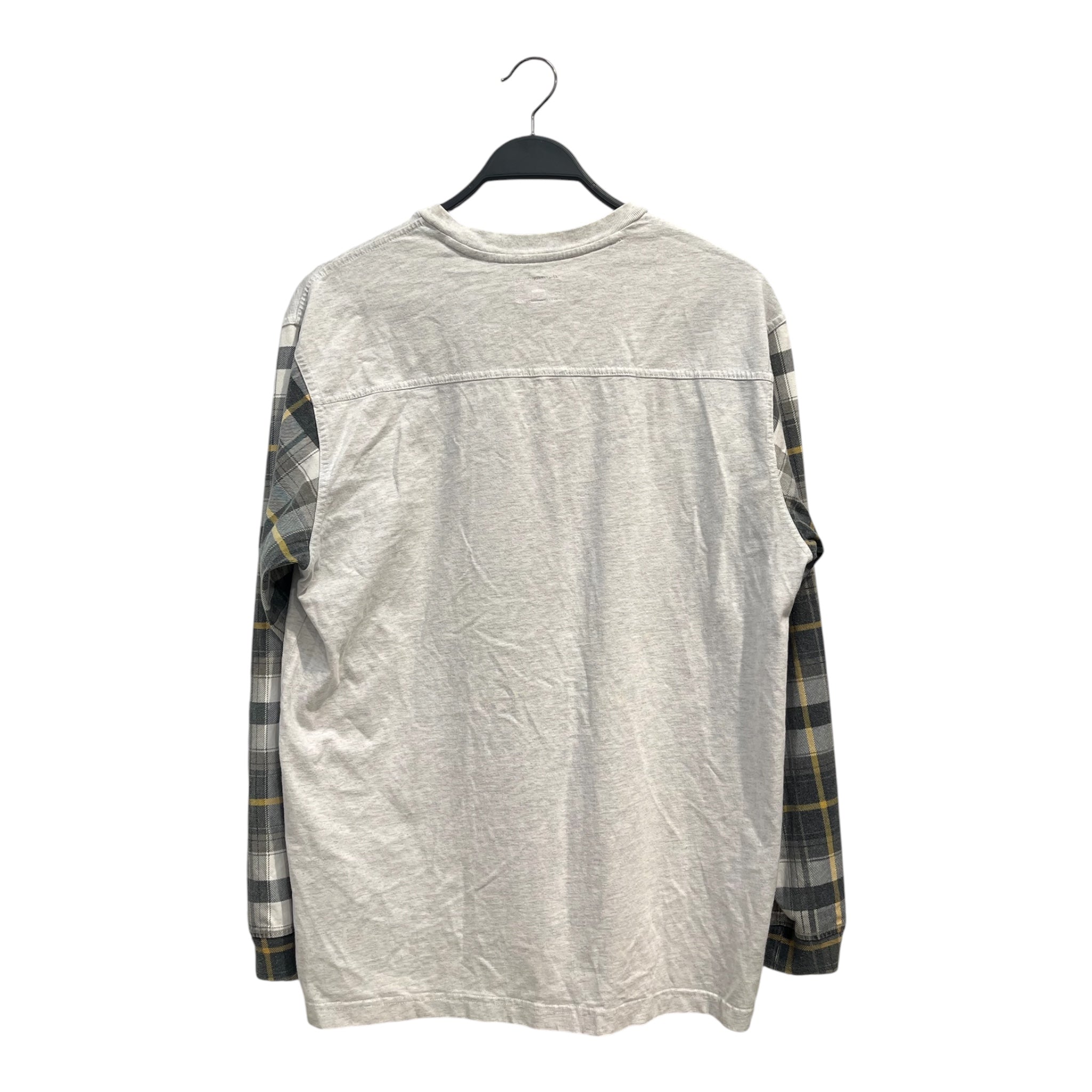 Supreme/LS T-Shirt/M/Cotton/SLV/Plaid/GREY PLAID SLEEVES view 2