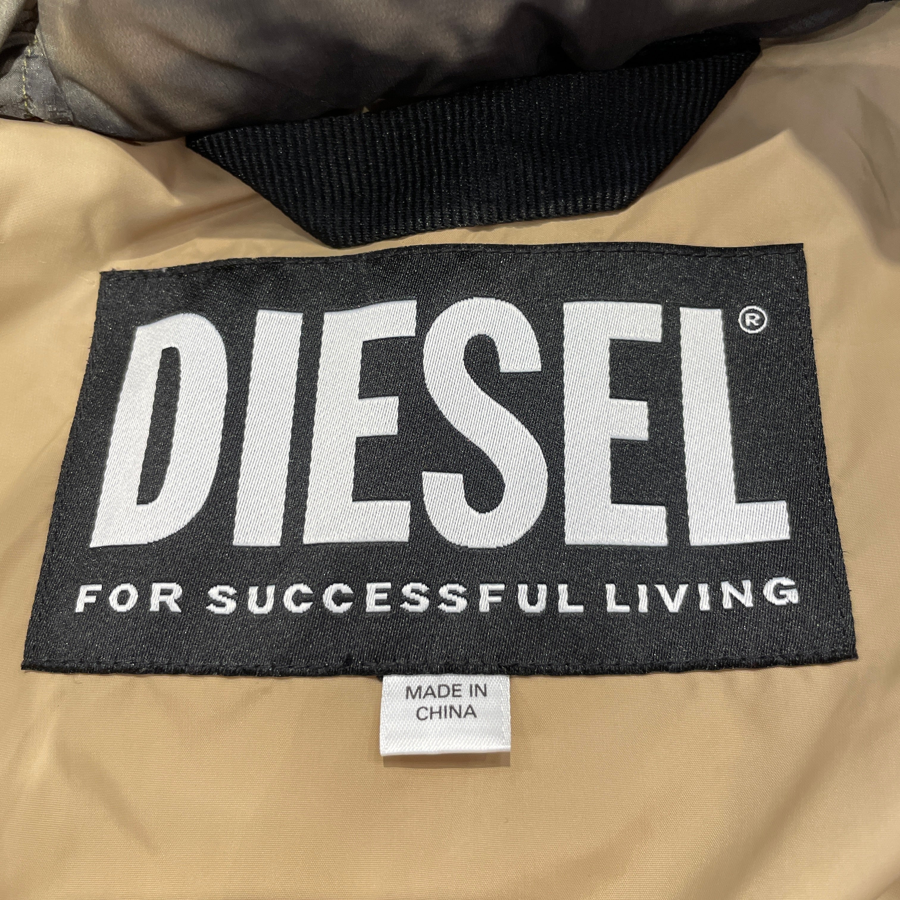 DIESEL/Quilted Vest/M/Nylon/MLT/TIE DYE QUILTED VEST view 3