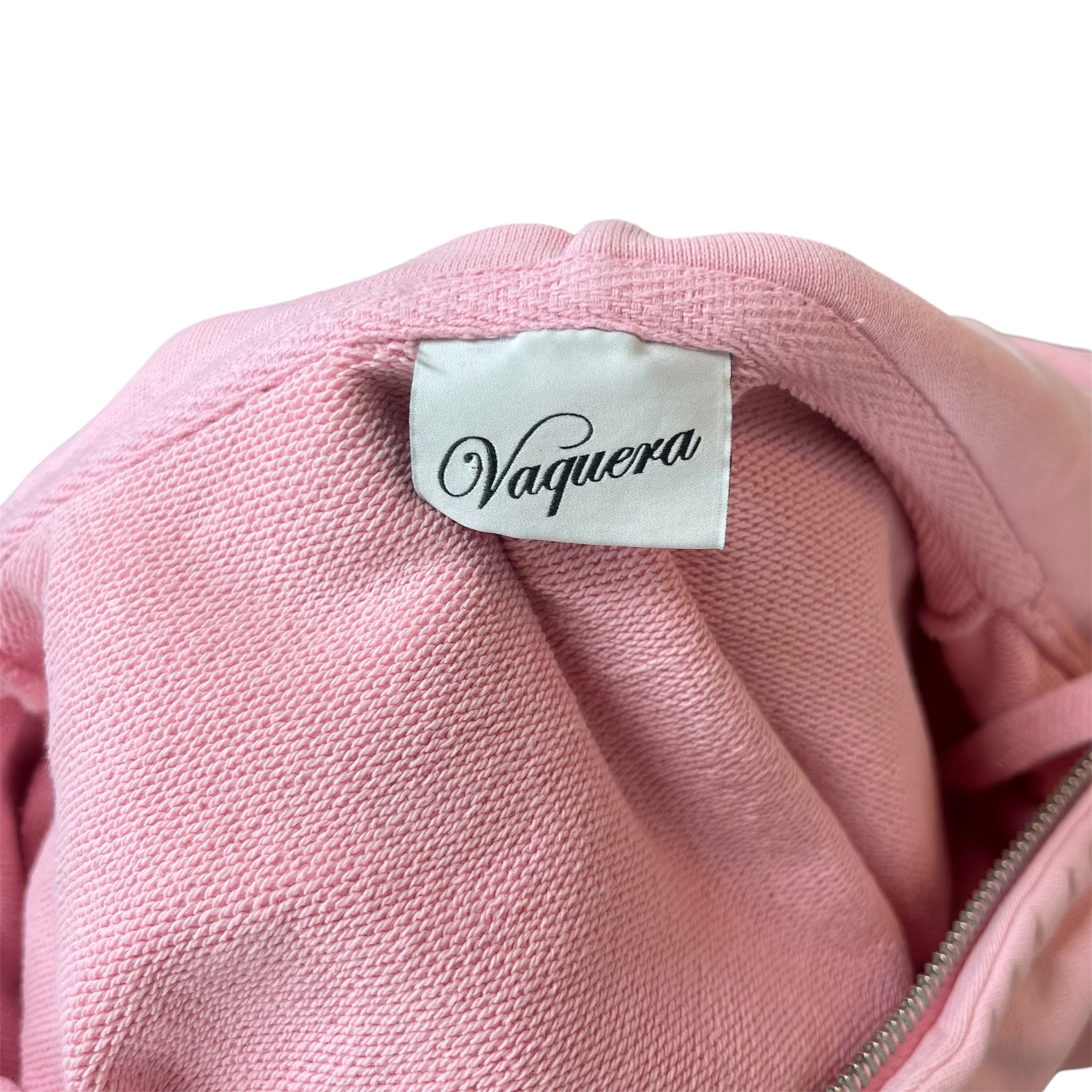 Vaquera/Zip Up Hoodie/XL/Cotton/PNK/twisted zipper view 3