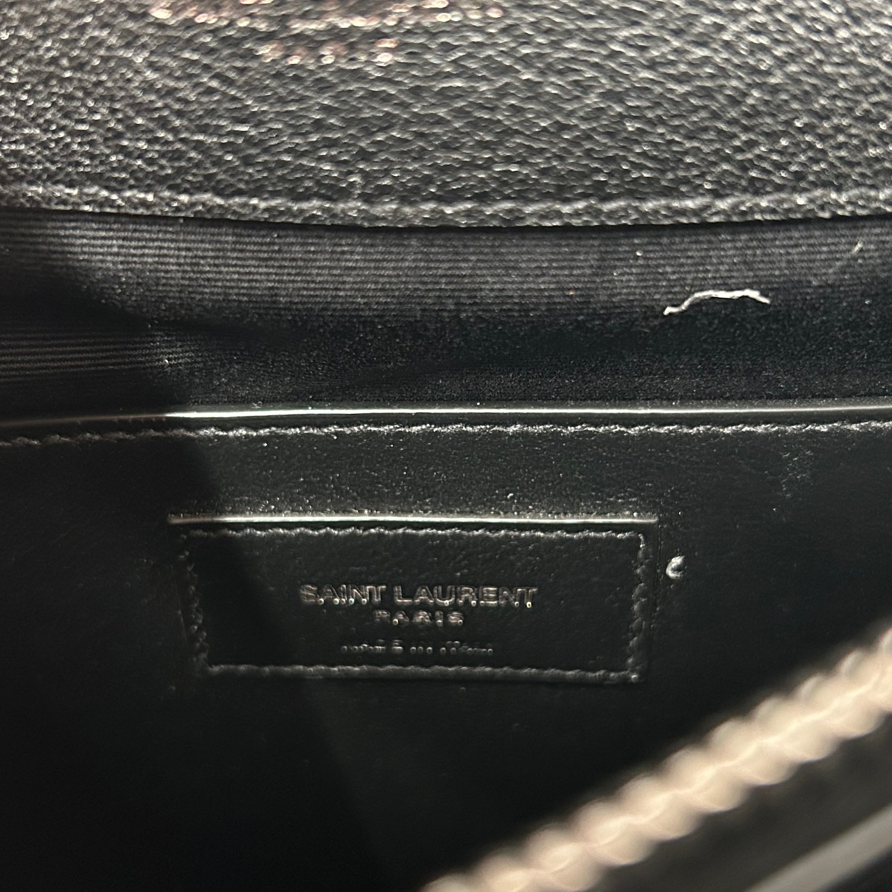 YVES SAINT LAURENT/Cross Body Bag/Leather/BLK/College view 6