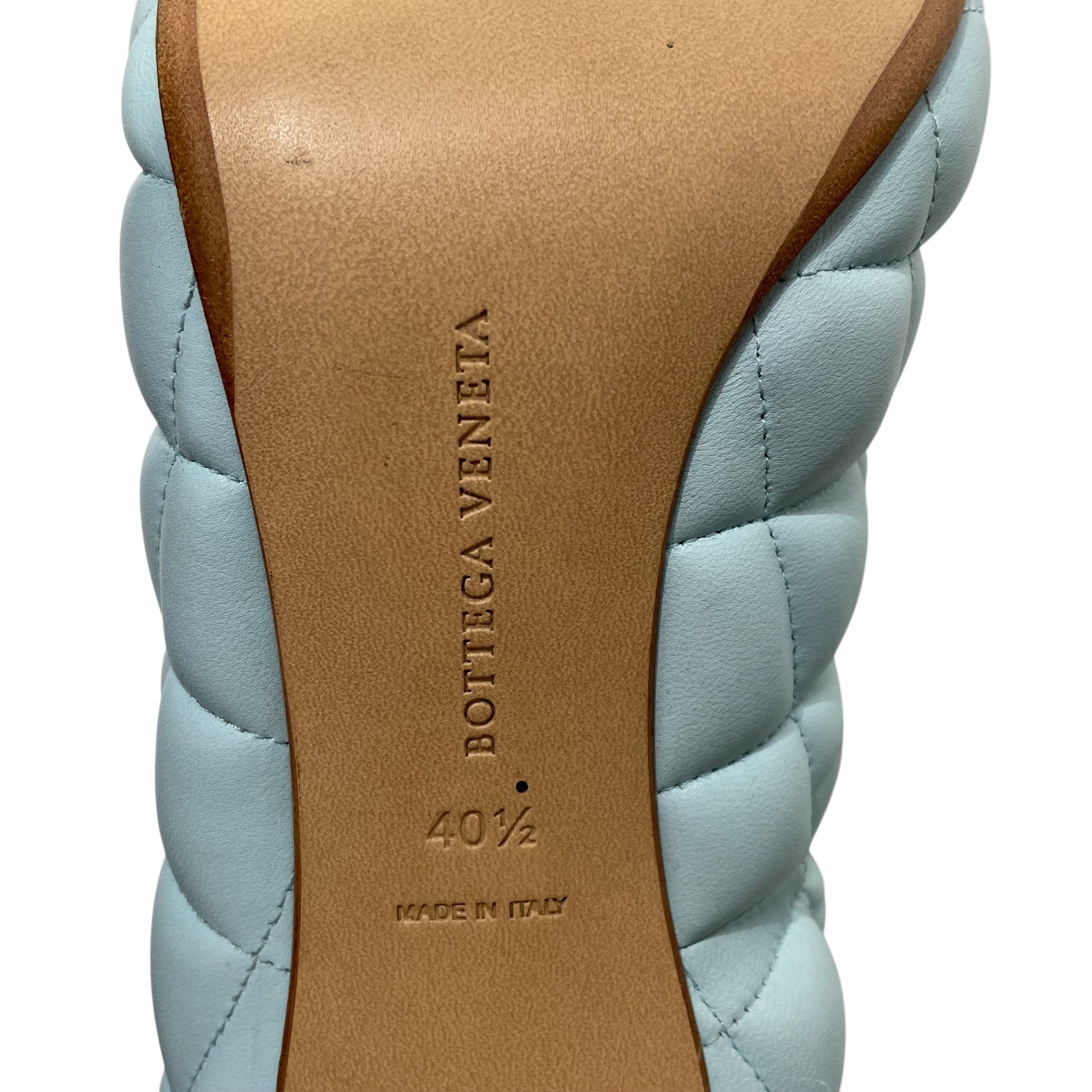 BOTTEGA VENETA/Heels/EU 40.5/Leather/BLU/STITCHED MATELASS NAPPA DREAM view 9