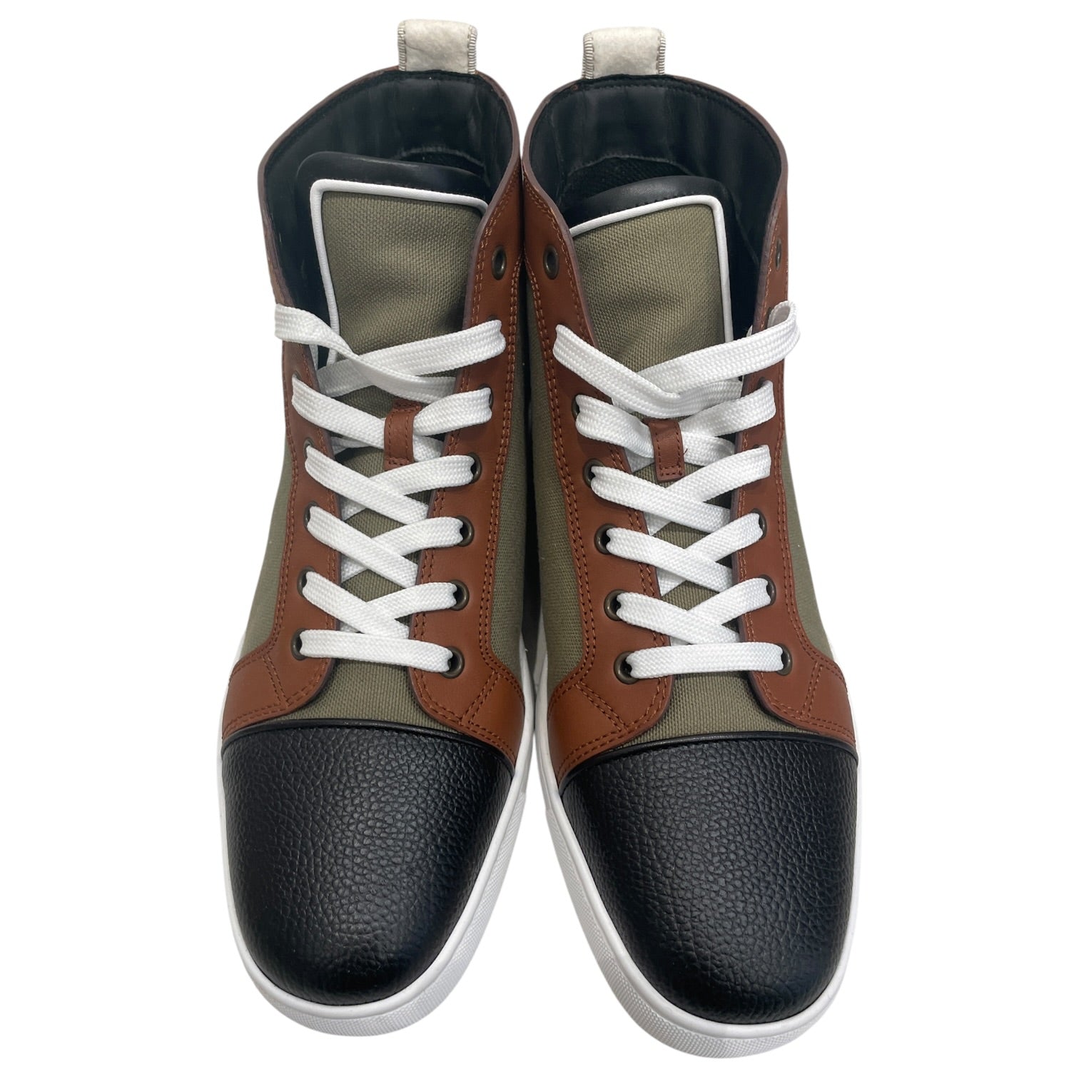 Christian Louboutin/Hi-Sneakers/EU 43.5/Cotton/MLT/METALLIC GOLD view 4