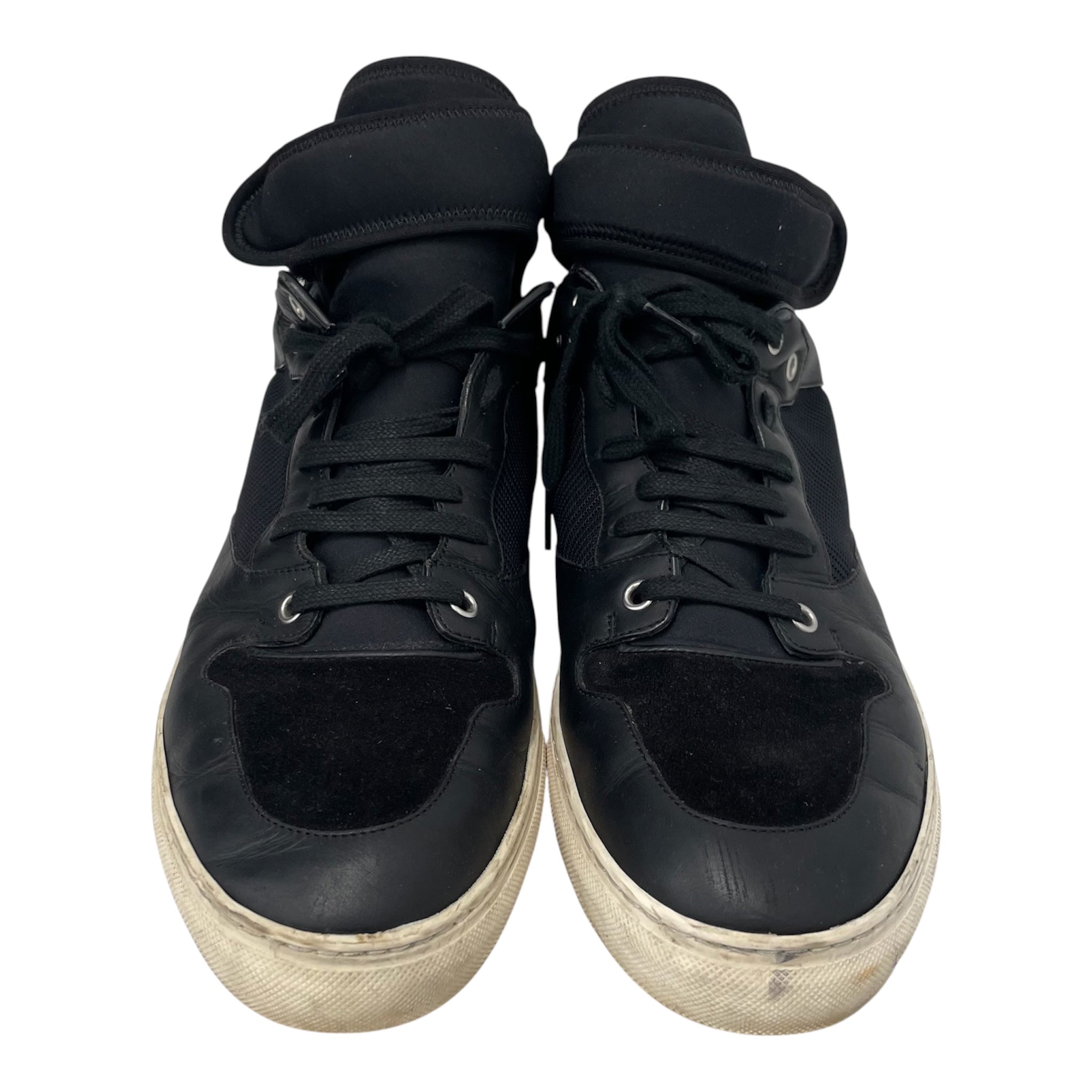 BALENCIAGA/Hi-Sneakers/US 11/Nylon/BLK/NEOPRENE HIGH SNEAKER view 4