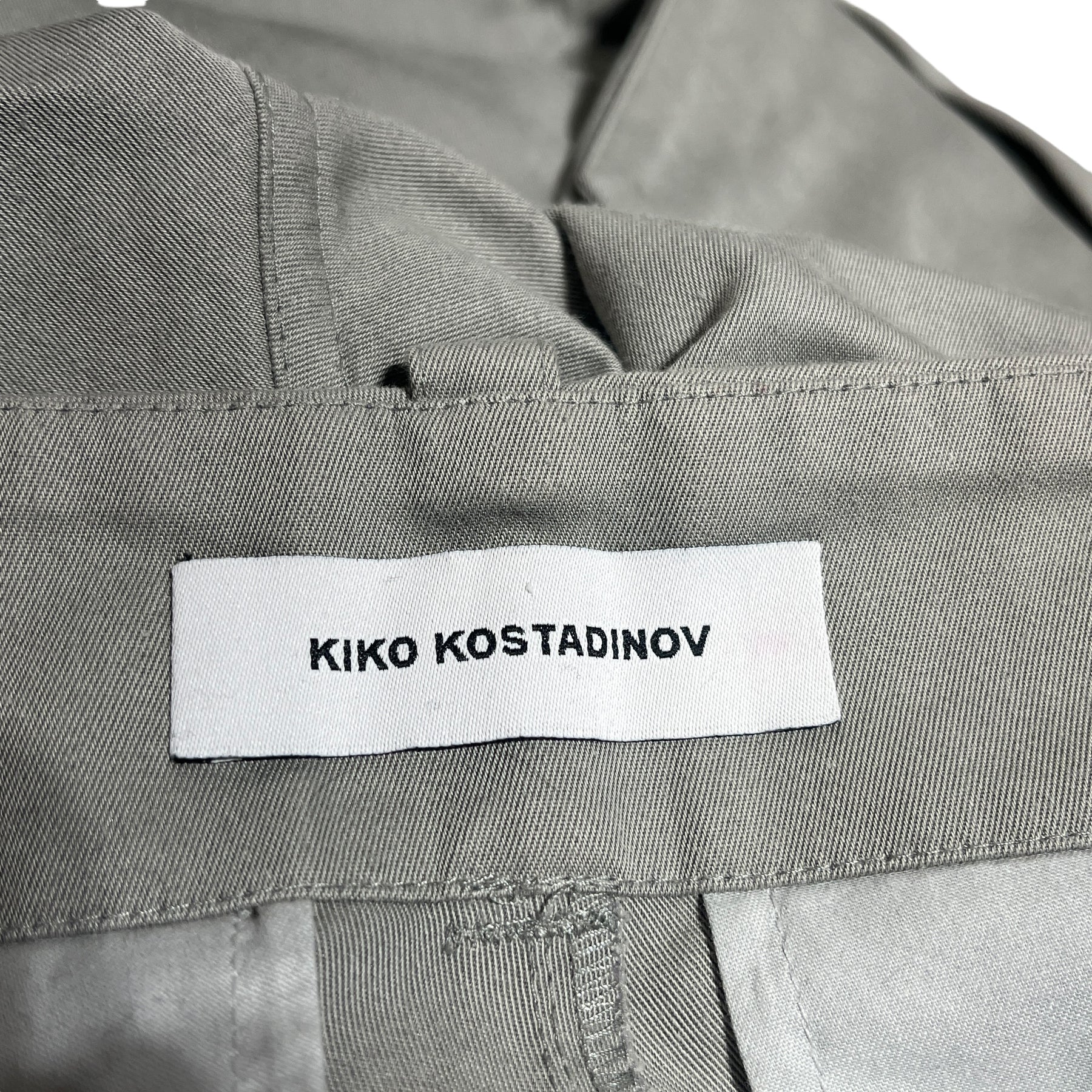 Kiko Kostadinov AW20 00092020 Bindra Cargo Trousers Black