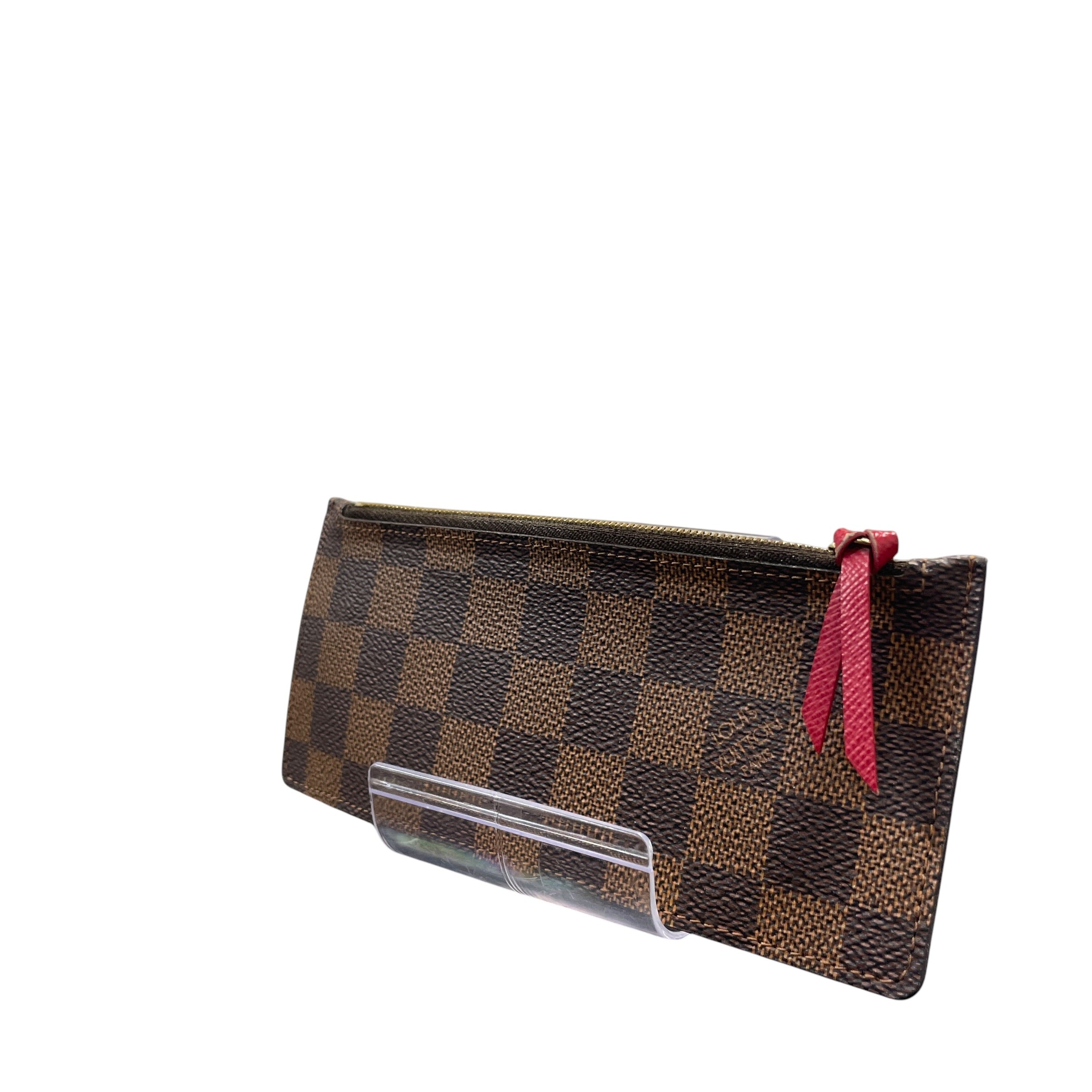 LOUIS VUITTON/Wallet/Monogram/Leather/BRW/L's/damier ebene view 1
