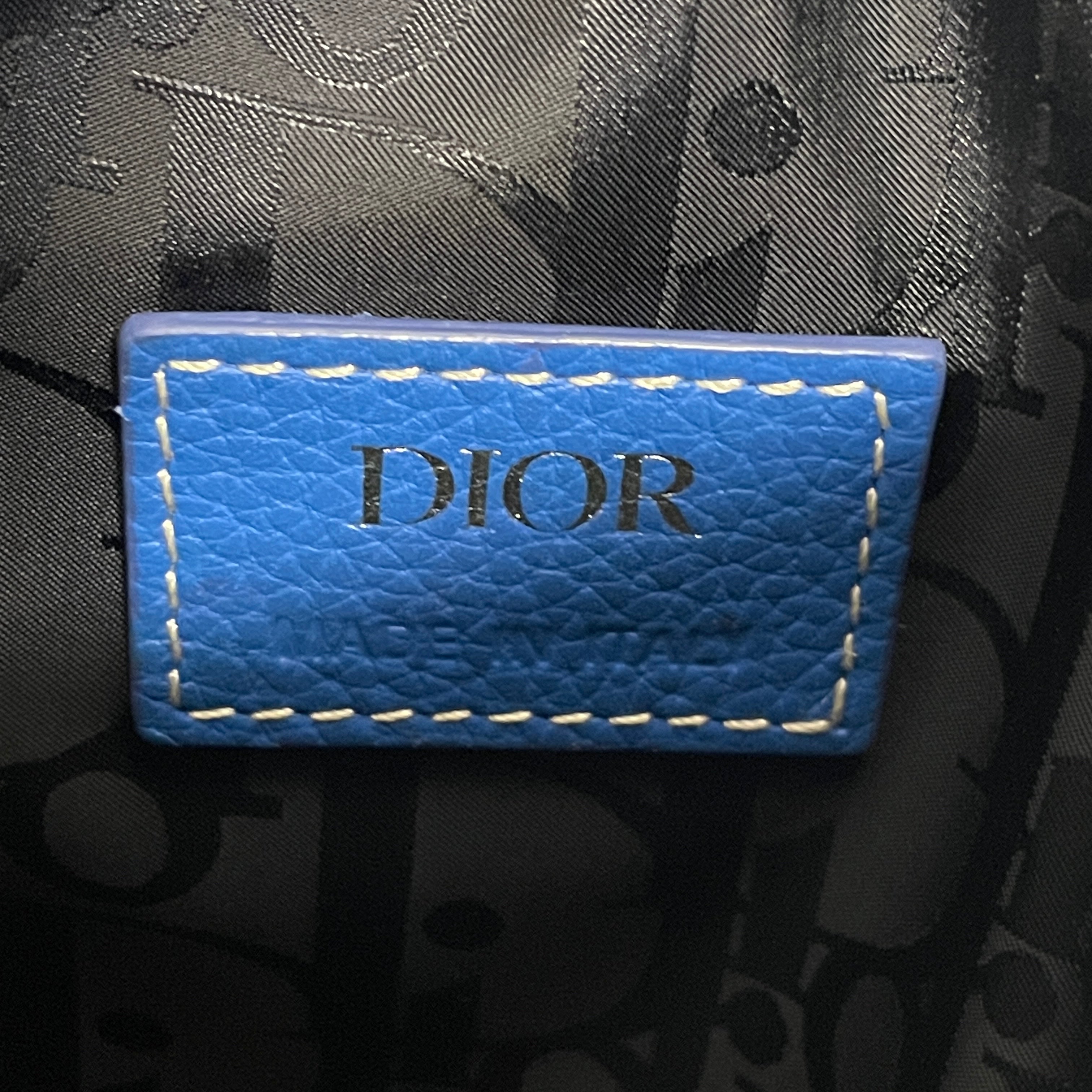 Christian Dior/Cross Body Bag/Leather/BLU/RMC7HHM/BLUE GRADIENT SADDLE view 4