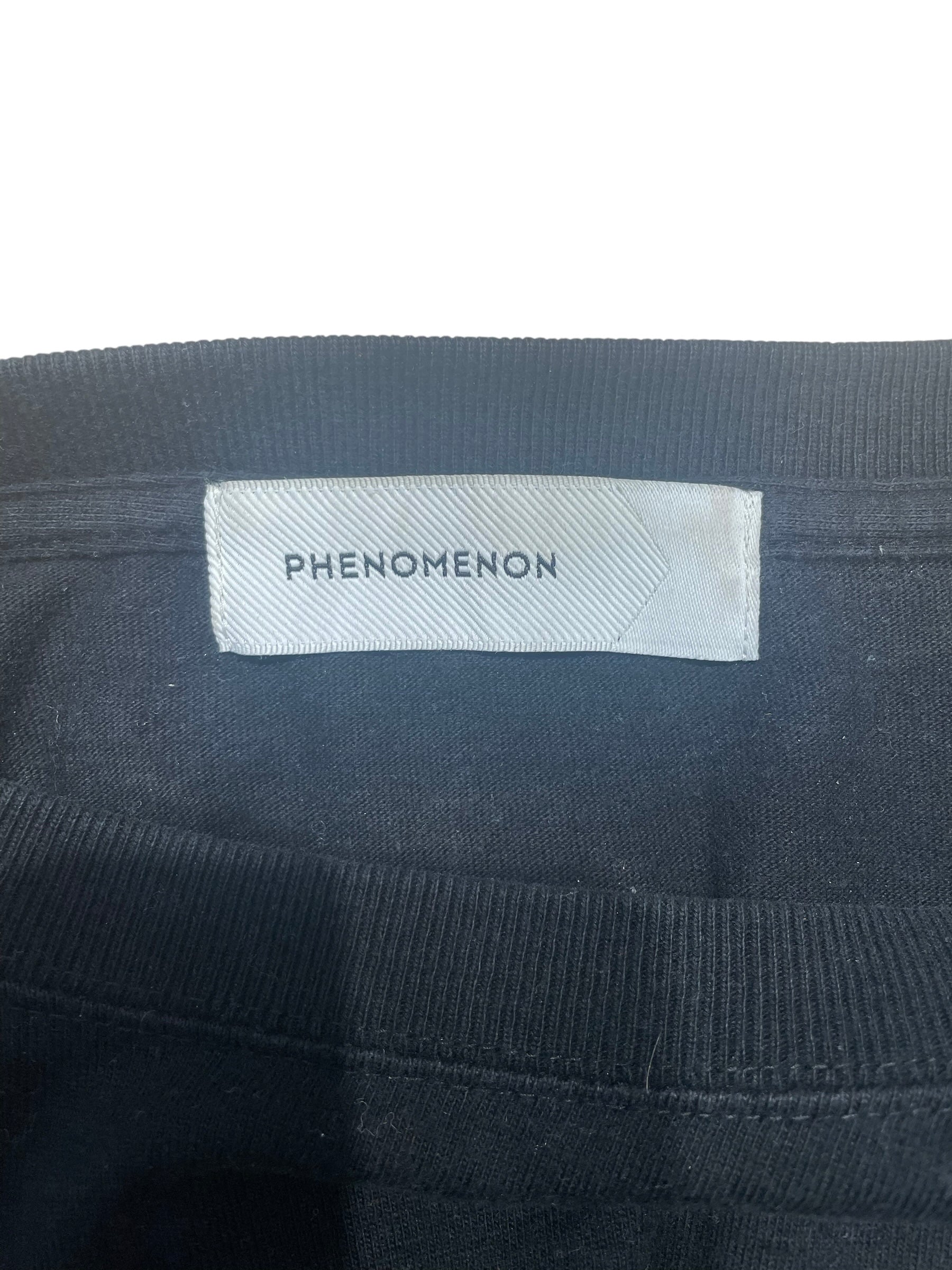 phenomenon/LS T-Shirt/XL/Cotton/BLK/All Over Print/Multipocket backhit oversized view 3