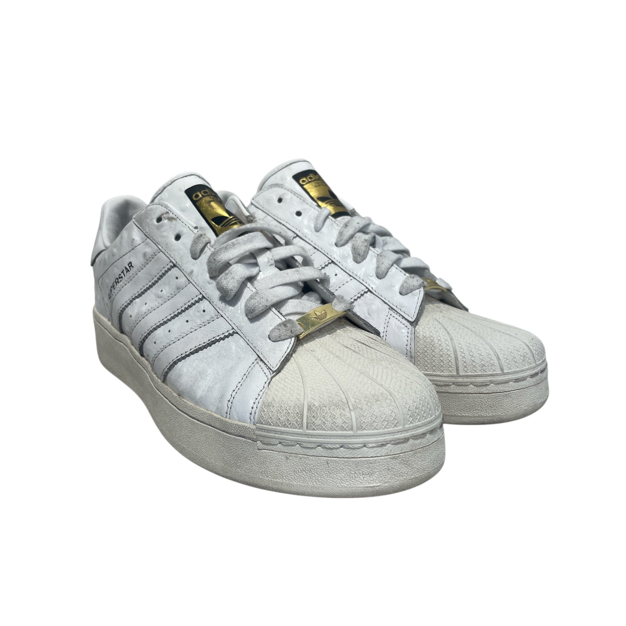 adidas/Low-Sneakers/US 13/Leather/WHT/Adidas Superstar PebbleLeather view 1