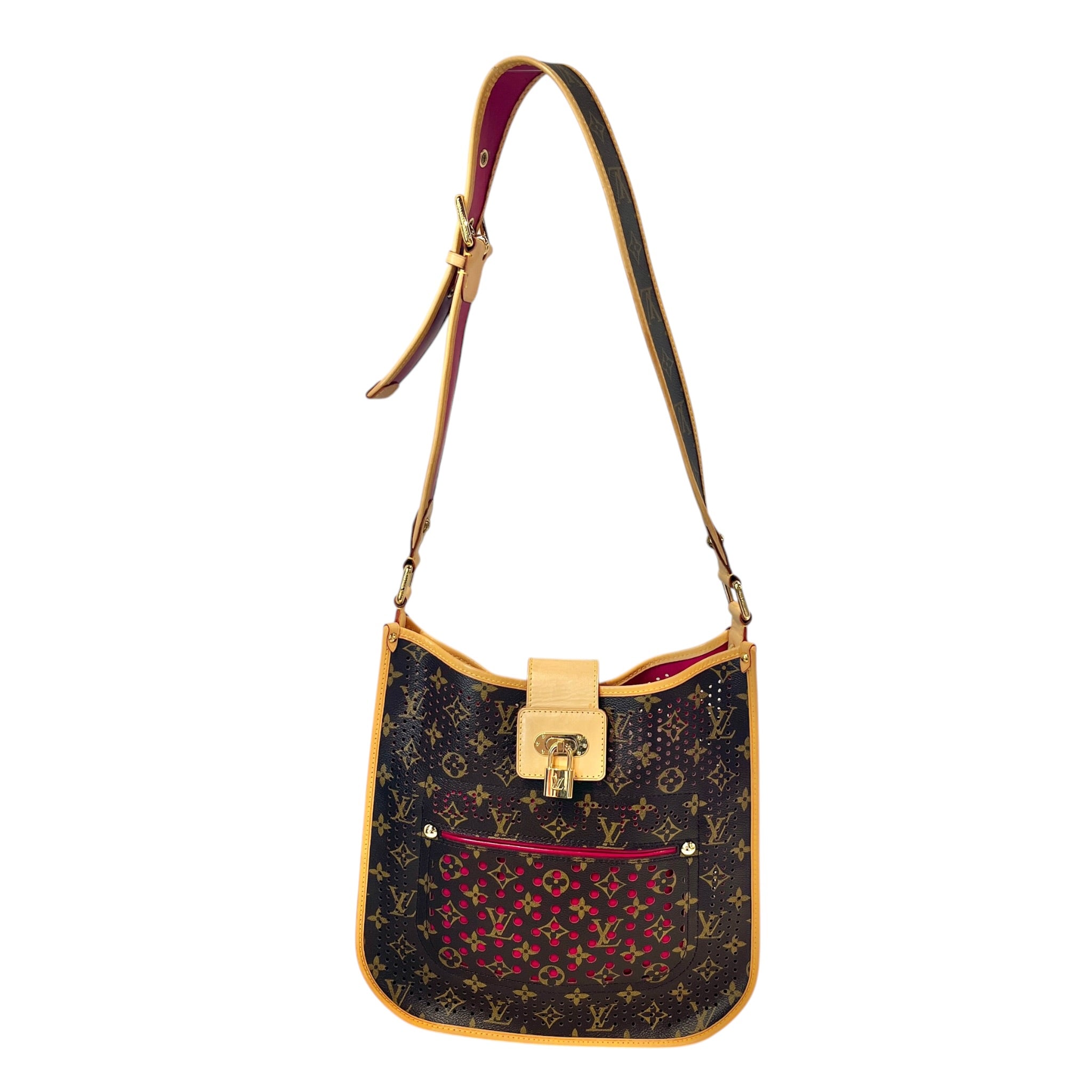 LOUIS VUITTON/Bag/Monogram/Leather/BRW/PERFORATED MONOGRAM MUSETTE view 1