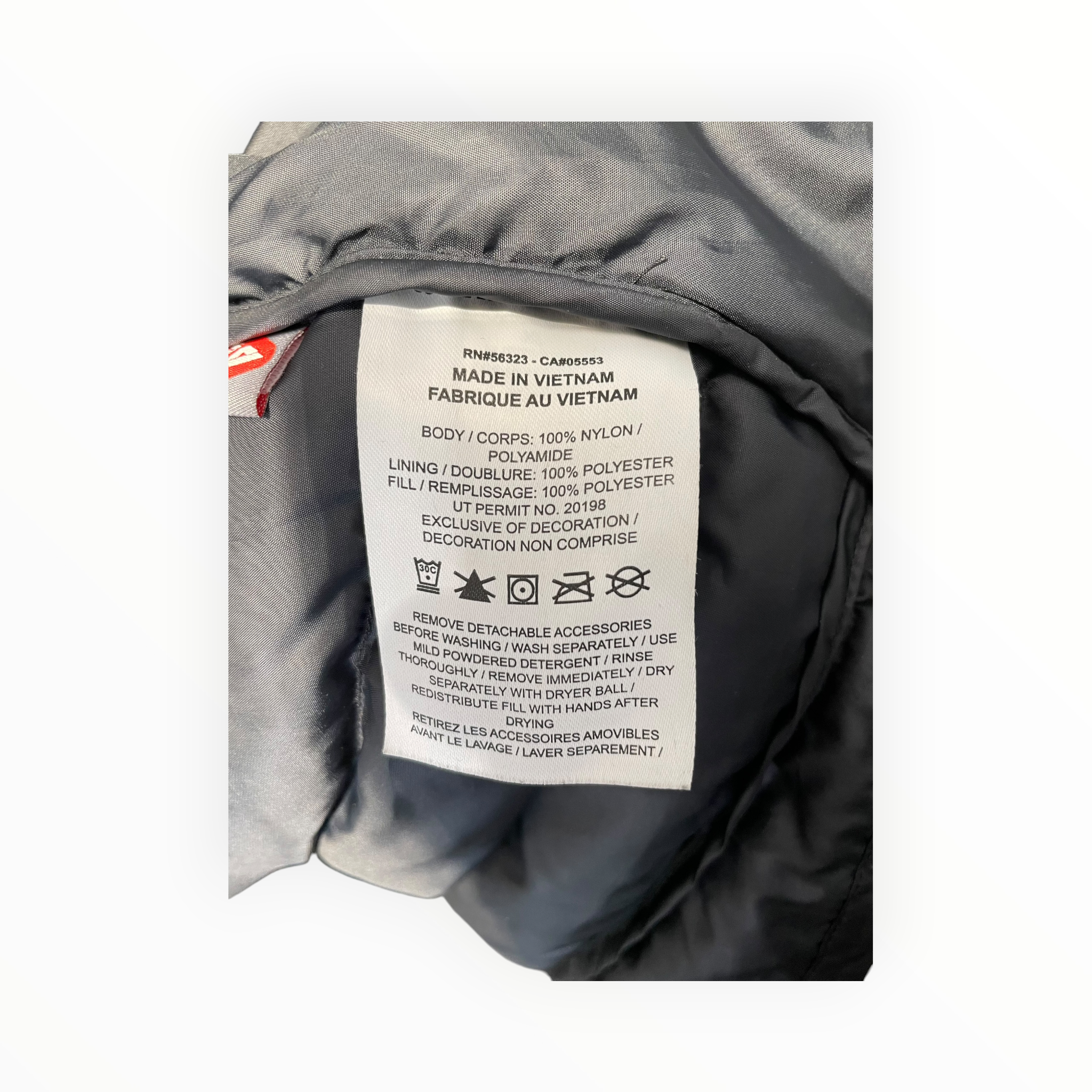 NIKE ACG/Puffer Jkt/XL/Nylon/BLK/lava flow view 4