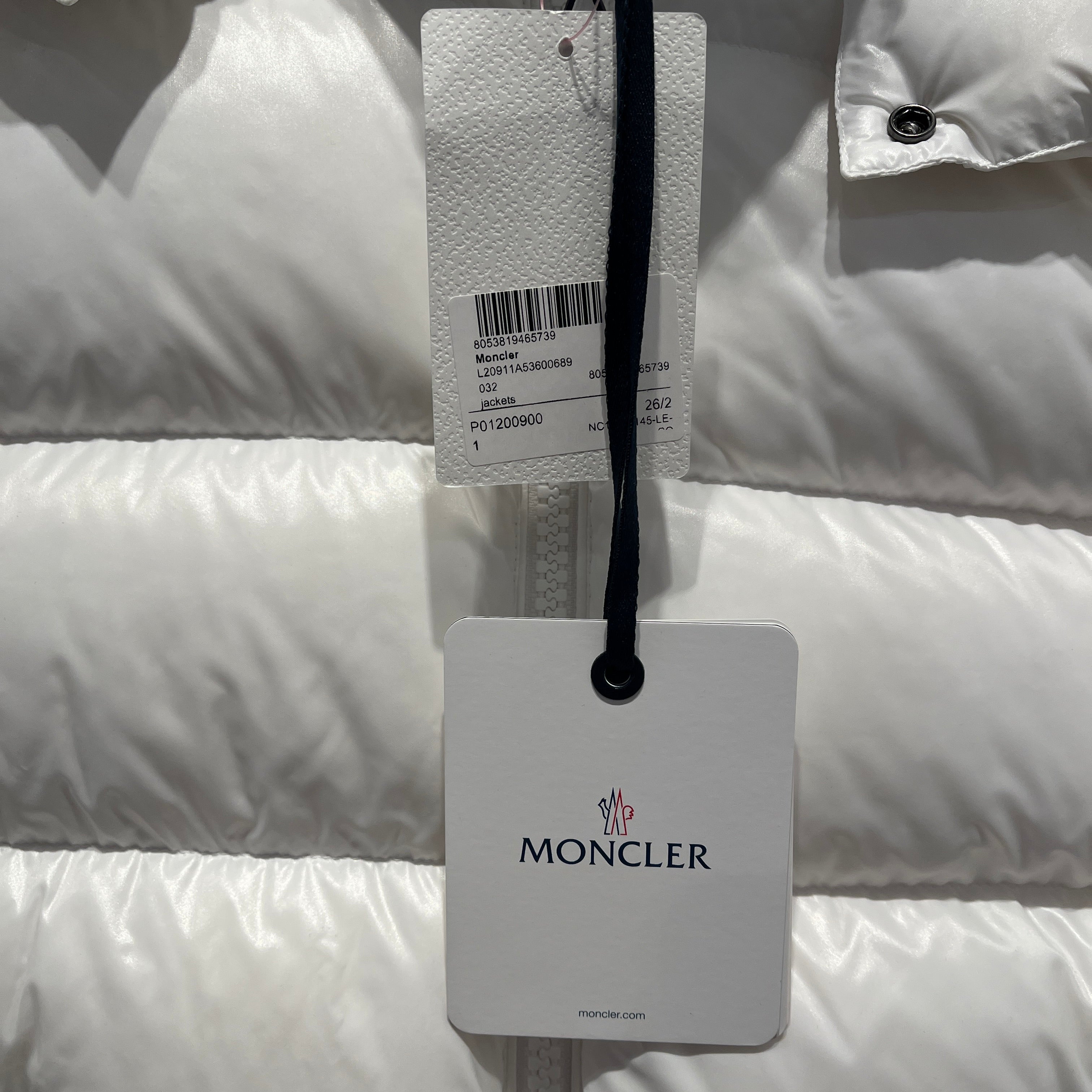 MONCLER/Puffer Jkt/1/Nylon/WHT/MAYA DOWN view 4
