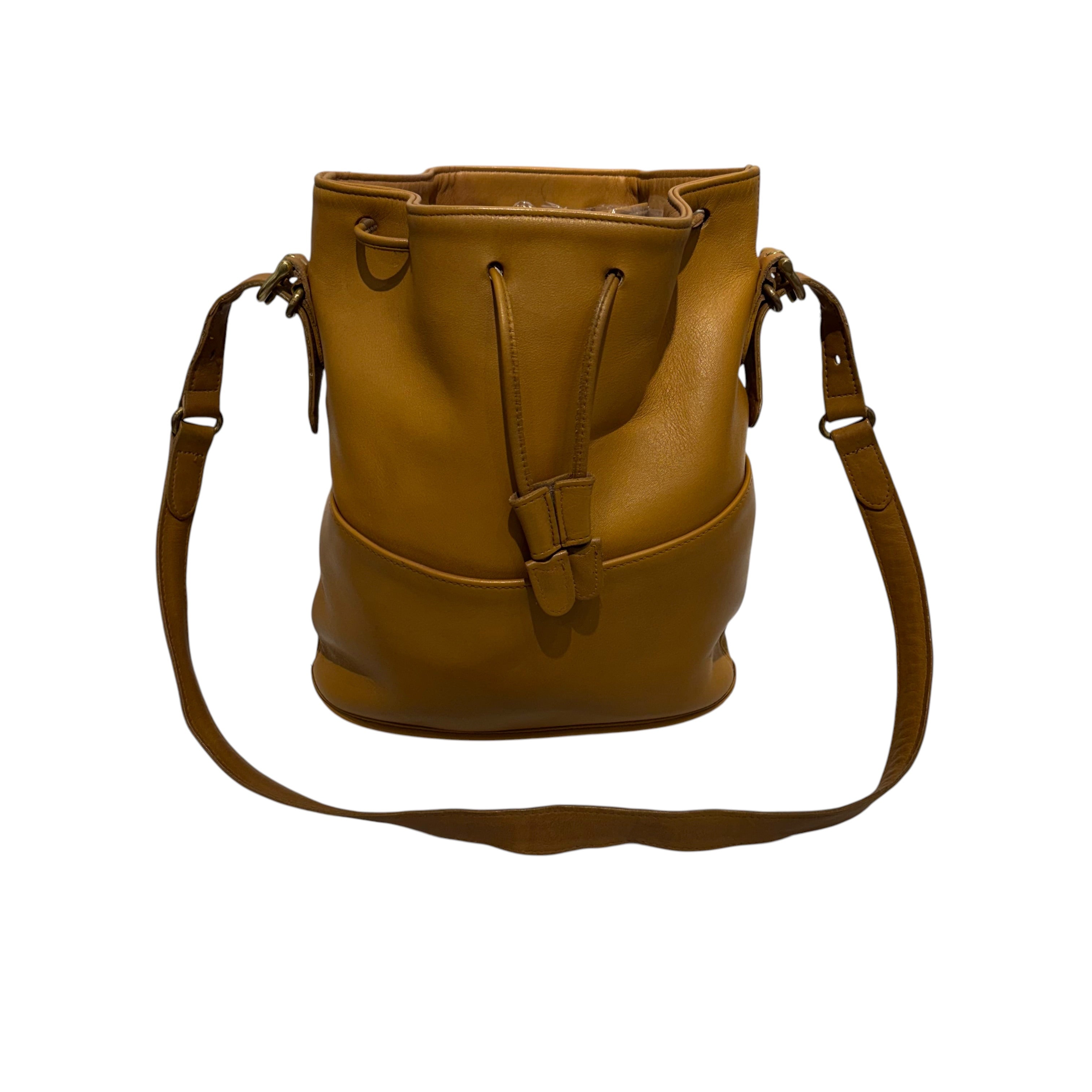 COACH/Hand Bag/Leather/YEL/1980s Bucket Bag view 1