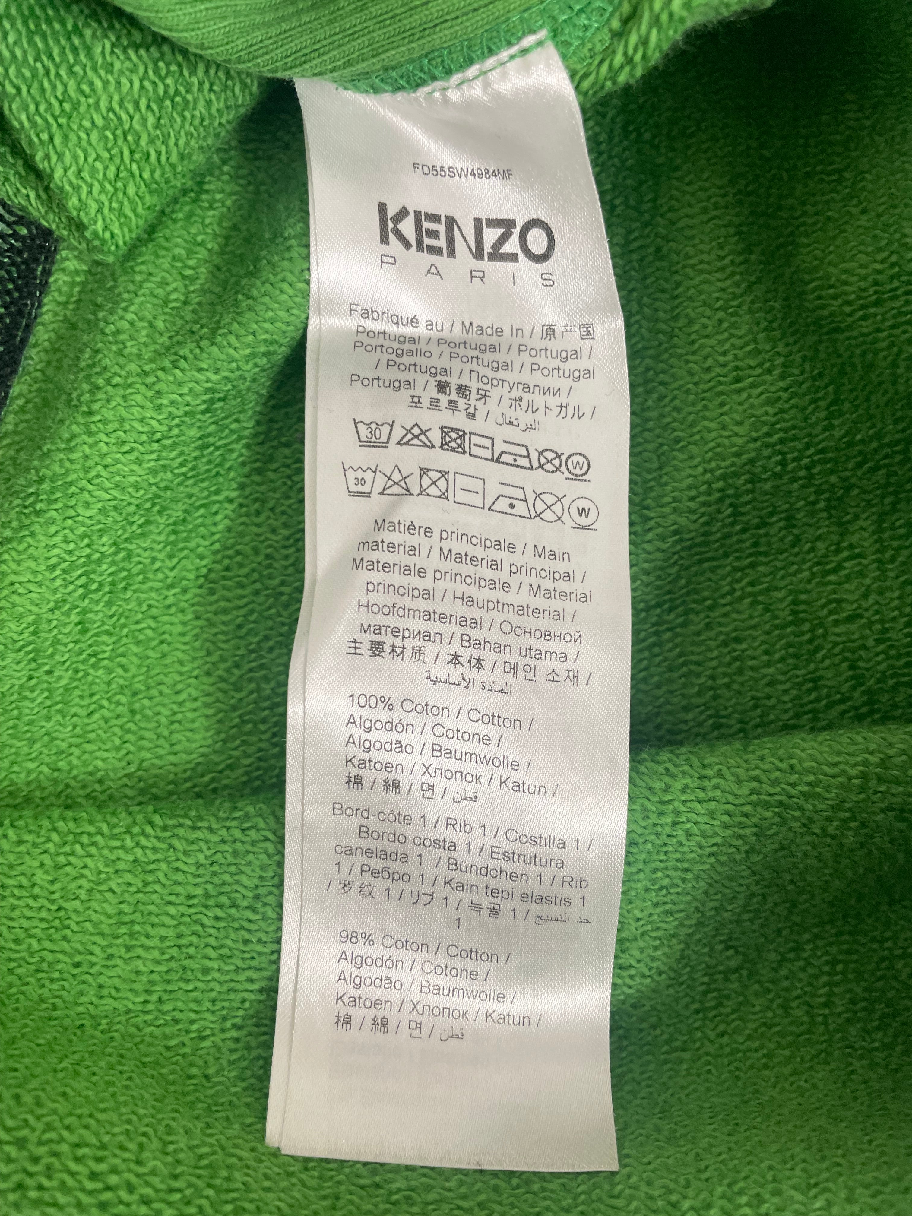 KENZO/Hoodie/M/Graphic/Cotton/GRN/Pullover/EMBARQUEMENT TOKYO view 4