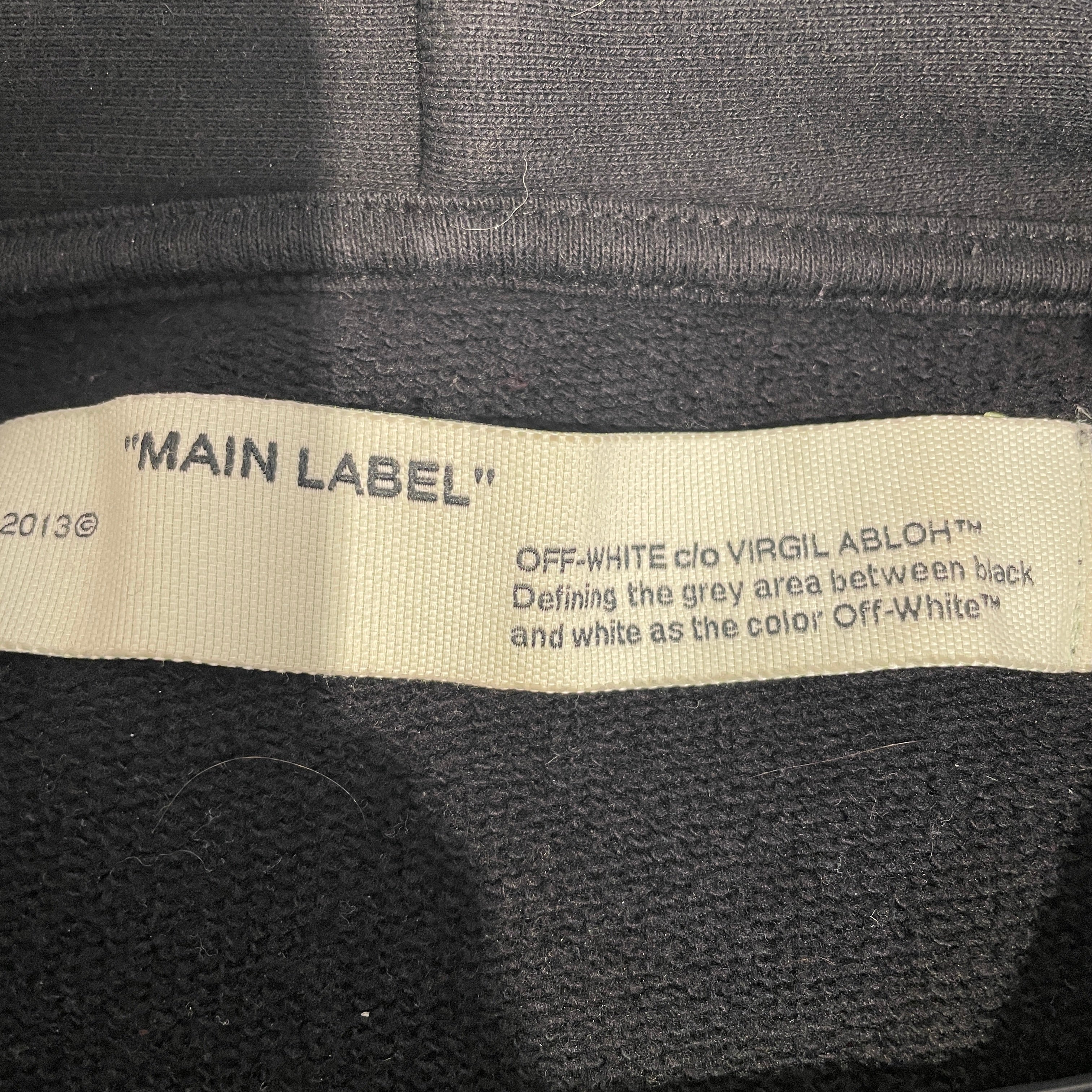 OFF-WHITE/Hoodie/XL/Graphic/Cotton/BLK/Golden Ratio Hoodie view 3