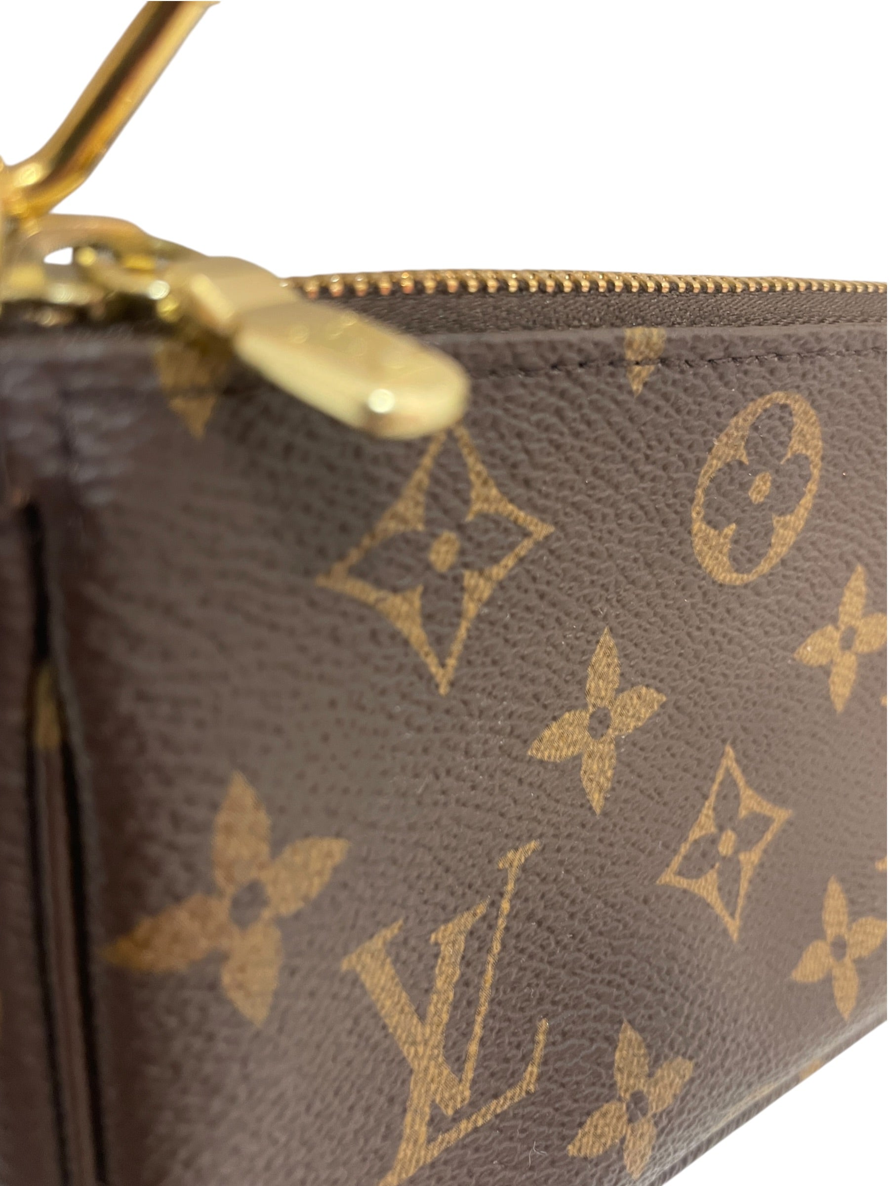 LOUIS VUITTON/Pouch/Monogram/Leather/BRW/mini pochette view 6