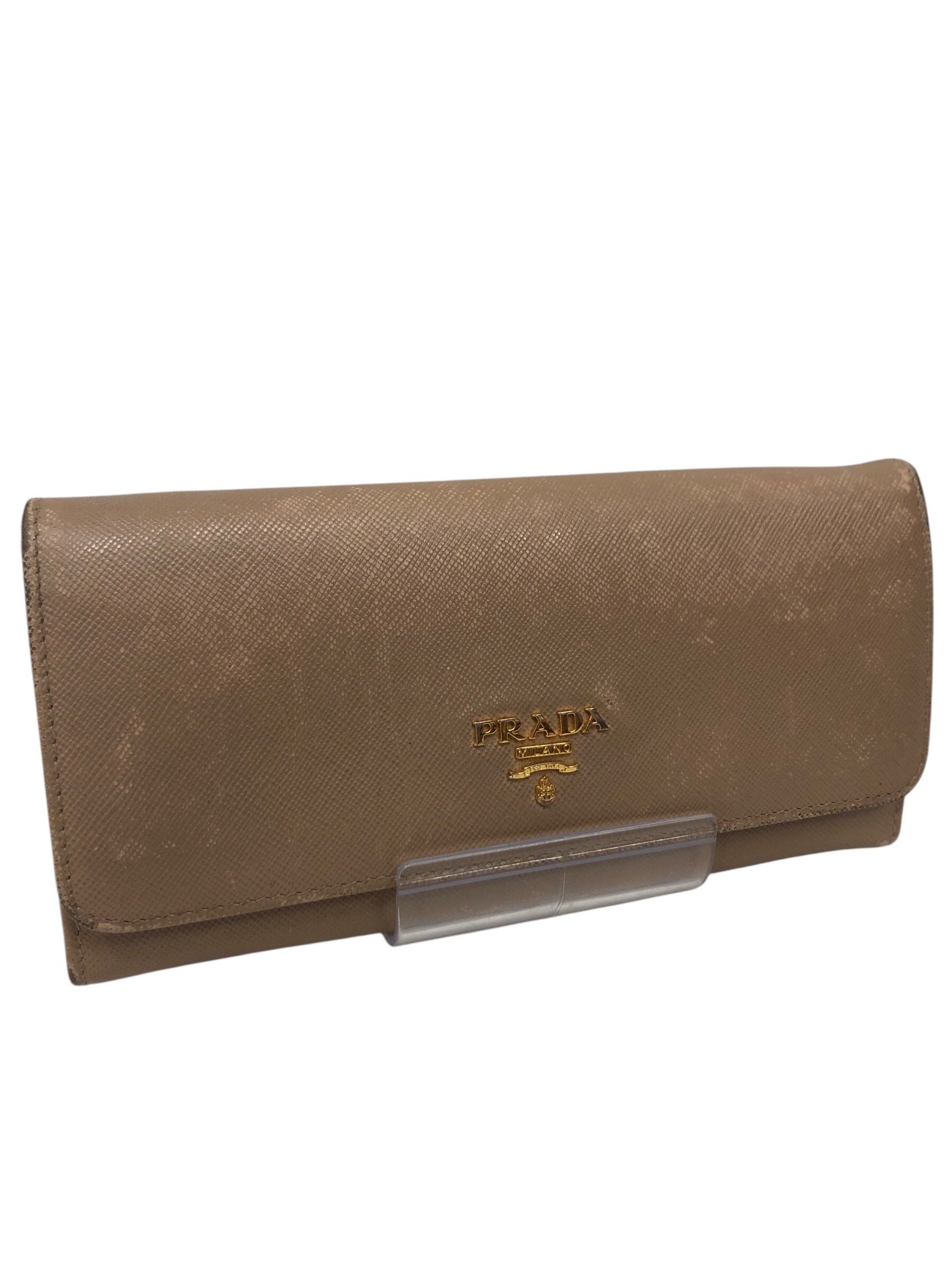 PRADA/Bifold Wallet/Beige-ish Pink view 1