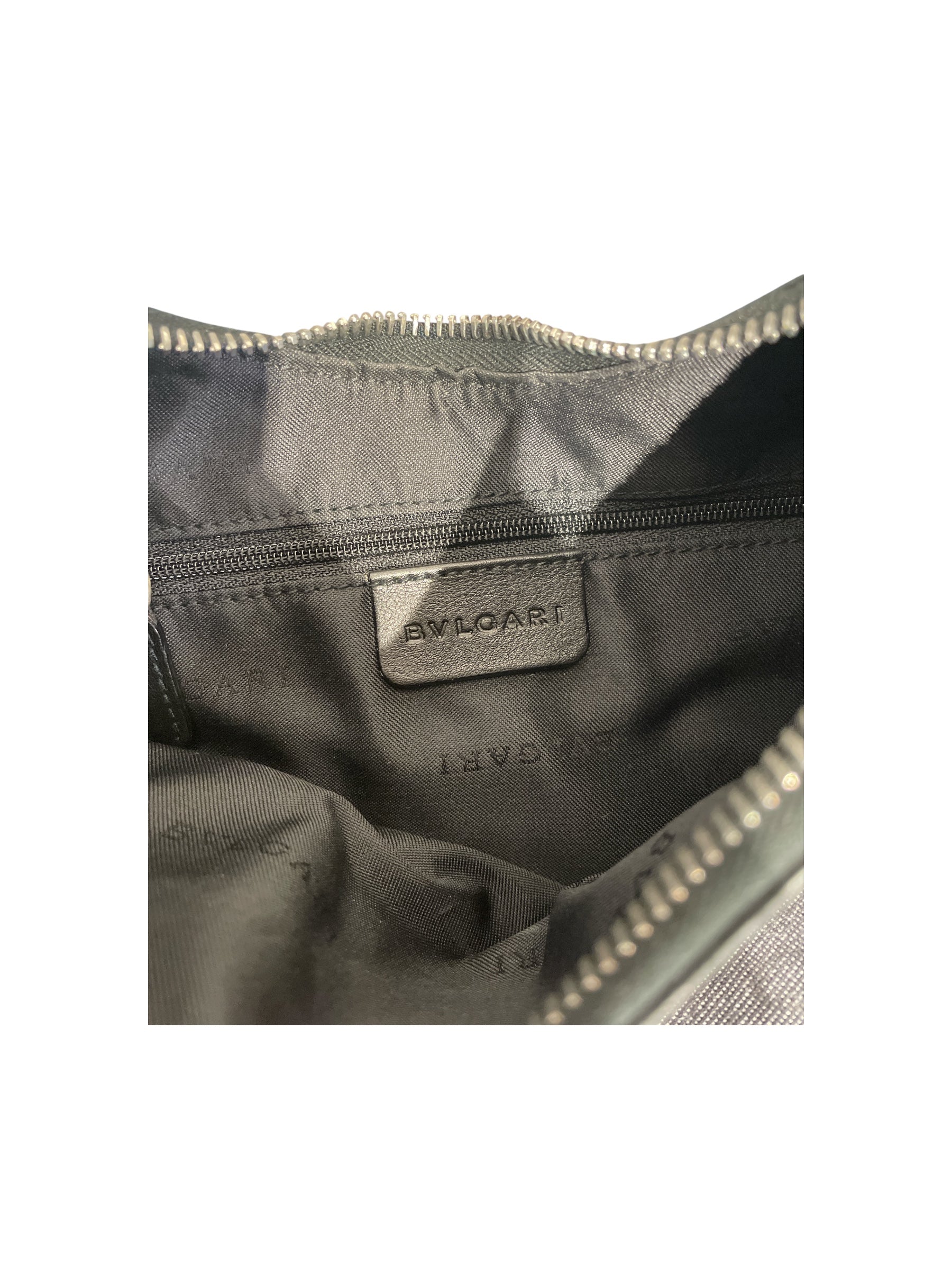 BVLGARI/Hand Bag/Monogram/BLK/Crescent Denim Ascot view 4