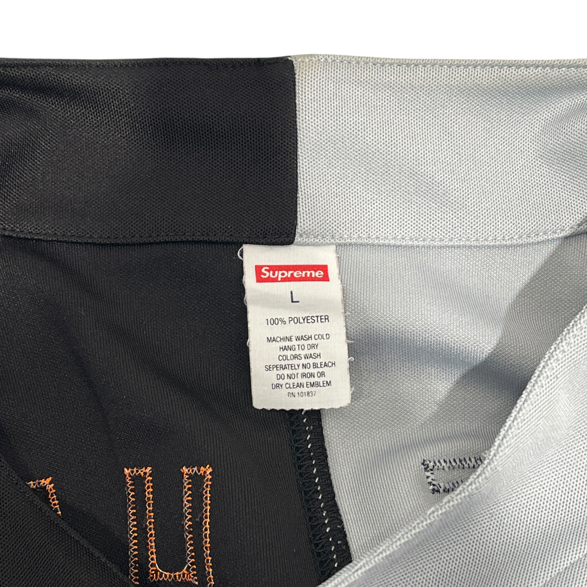 Supreme/T-Shirt/L/Cotton/MLT/gray/black dont hate baseball view 3