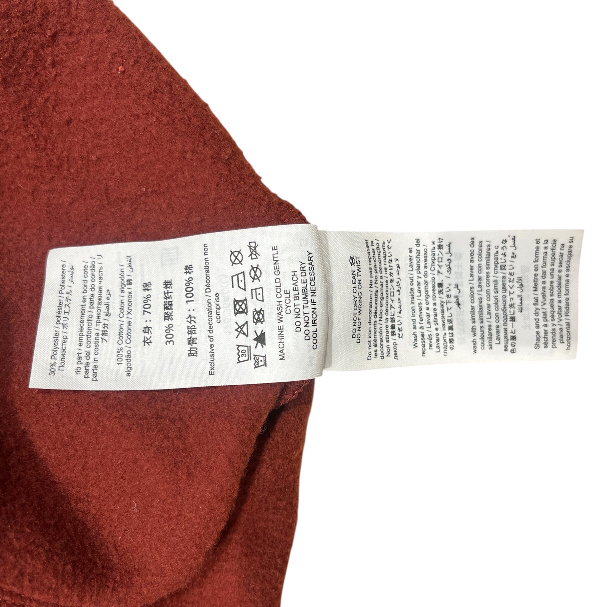 Heaven By Marc Jacobs/Zip Up Hoodie/XL/Graphic/Cotton/RED/Emergency Intercom view 5