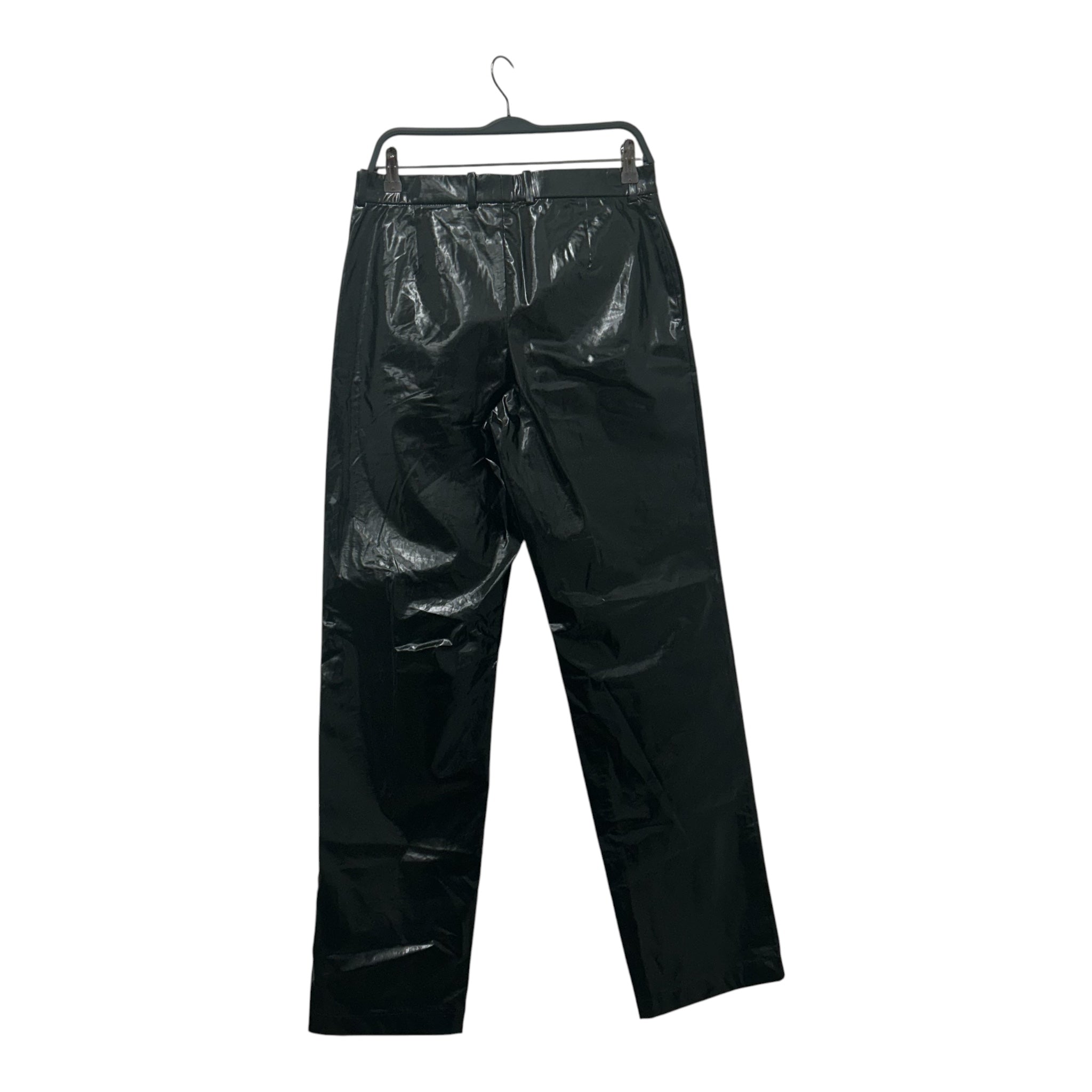 BALENCIAGA/Straight Pants/S/BLK/PLASTIC/POLY PANT view 2