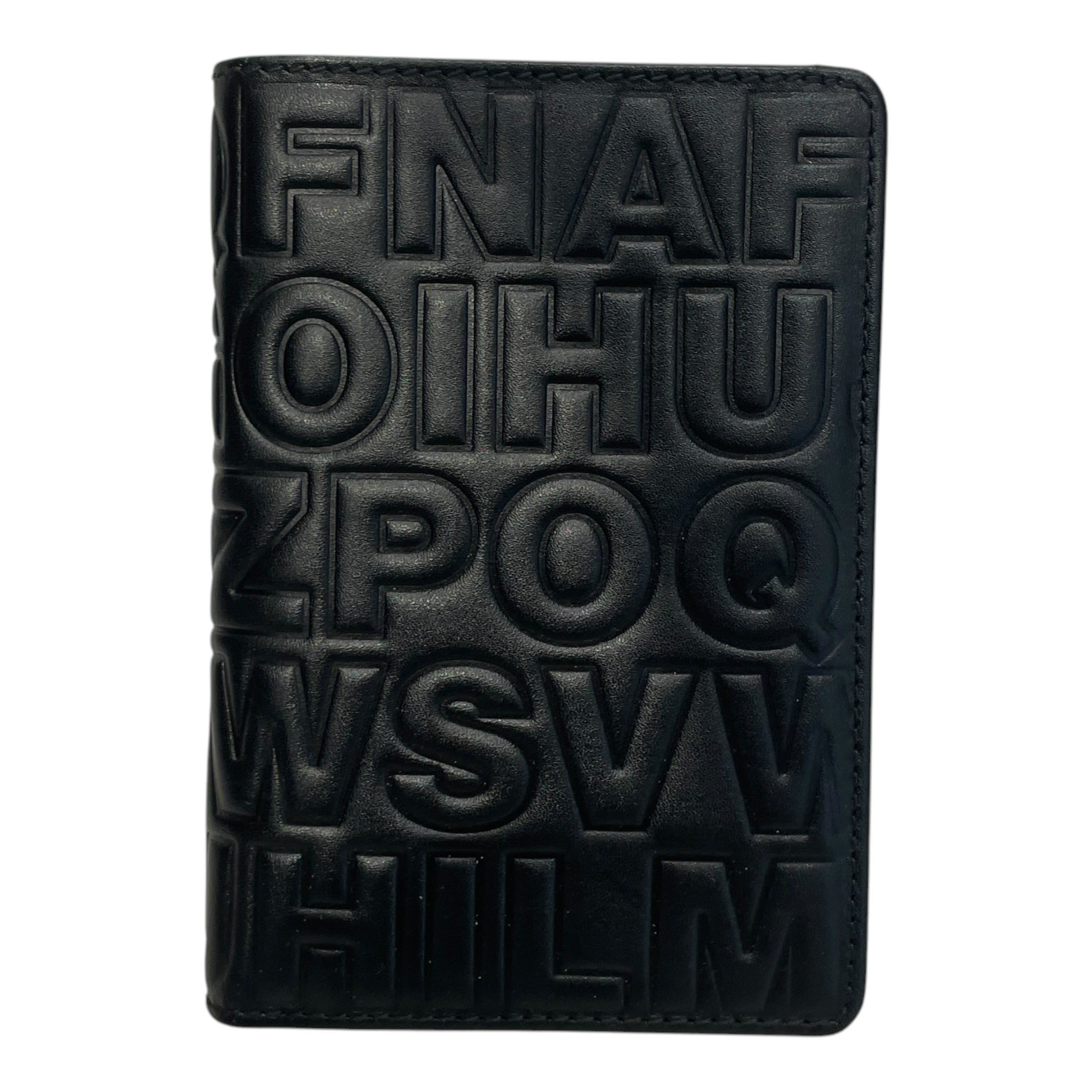 COMME des GARCONS/Wallet/Monogram/Leather/BLK/LETTER MONOGRAM view 2