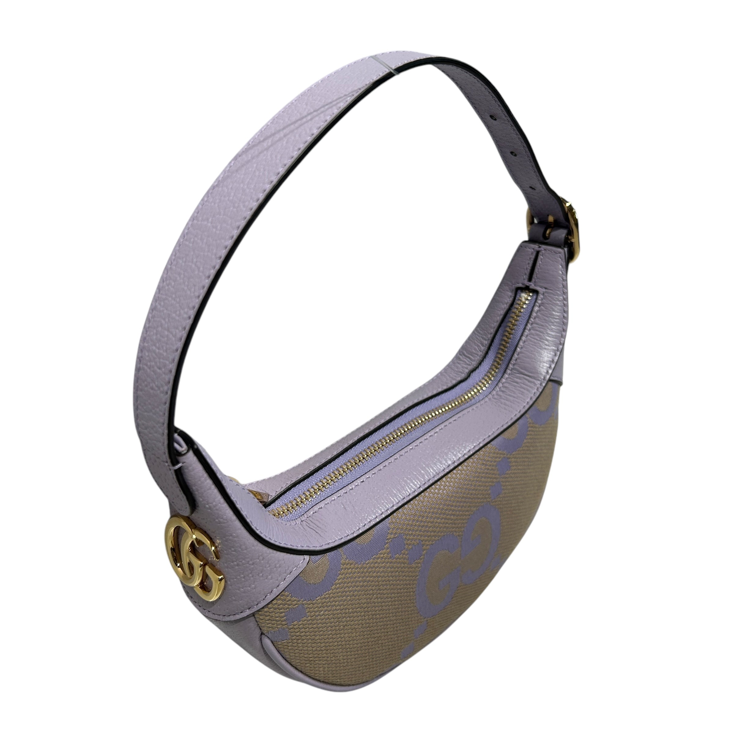 GUCCI/Hand Bag/OS/Monogram/Leather/PPL/Ophidia Jumbo GG Half Moon view 6