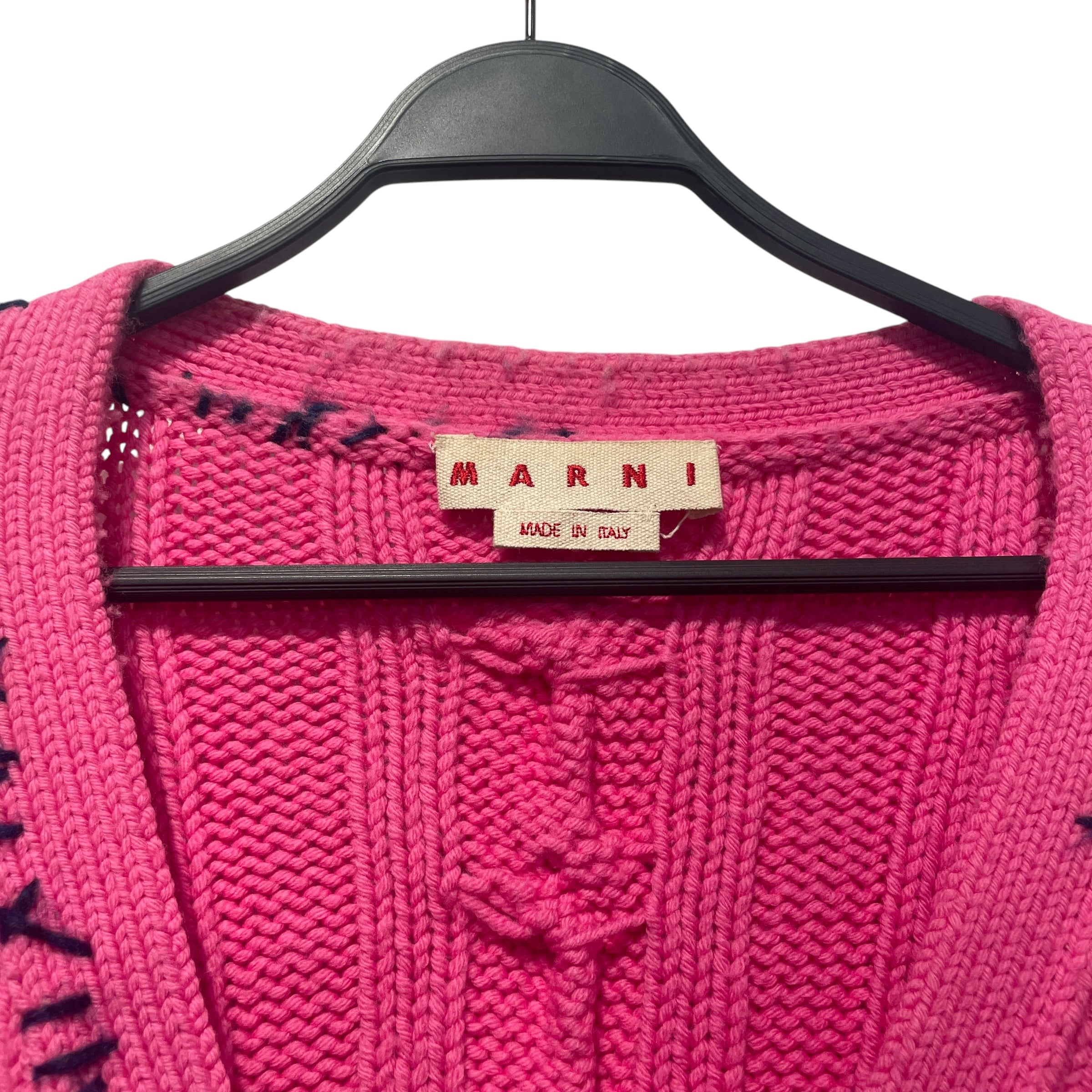 MARNI/Sweater/42/Wool/PNK/Virgin Wool Scoop Pullover view 3