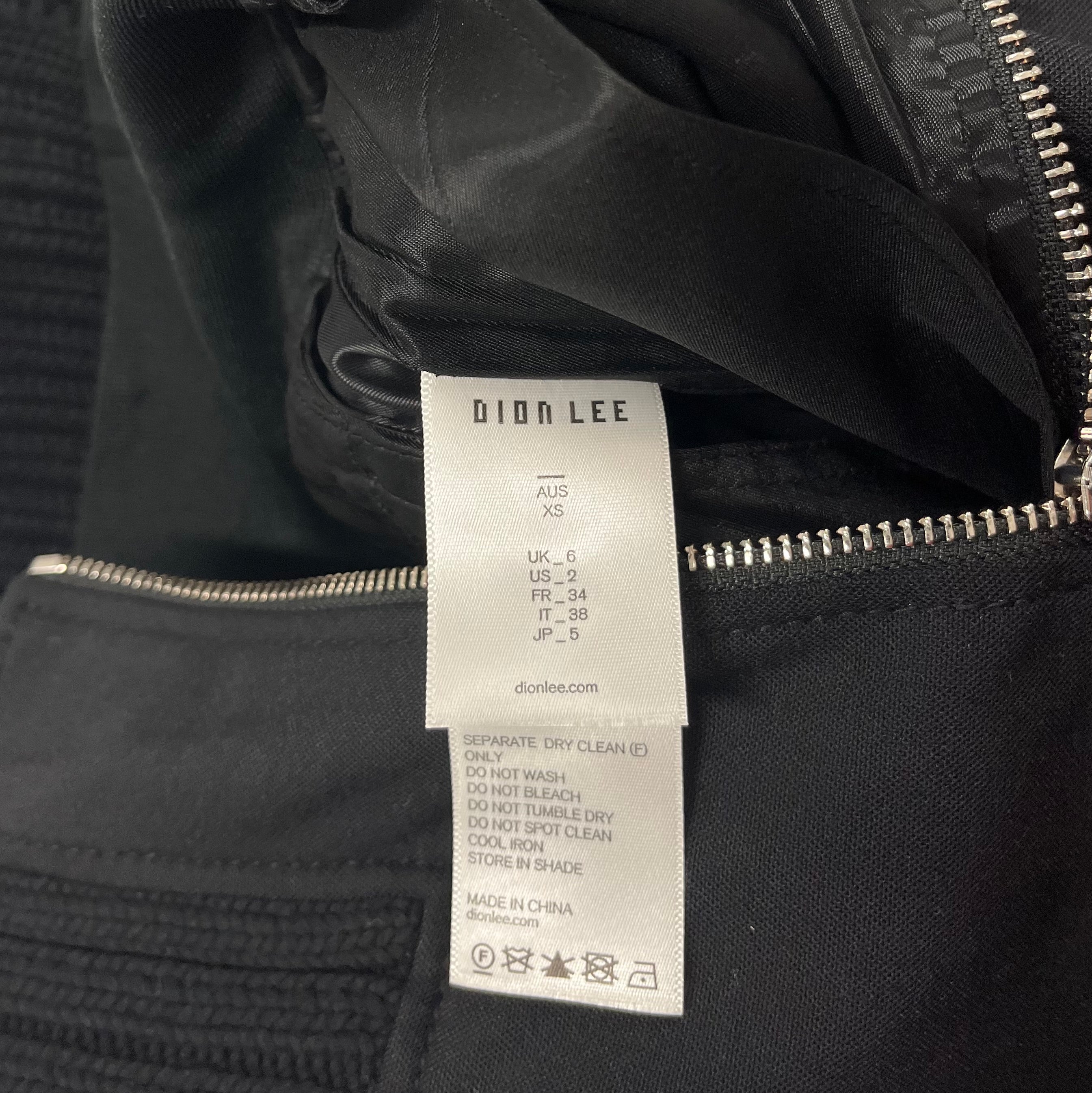 DION LEE/Shorts/XS/Cotton/BLK/STRETCH TECH  NYLON view 4
