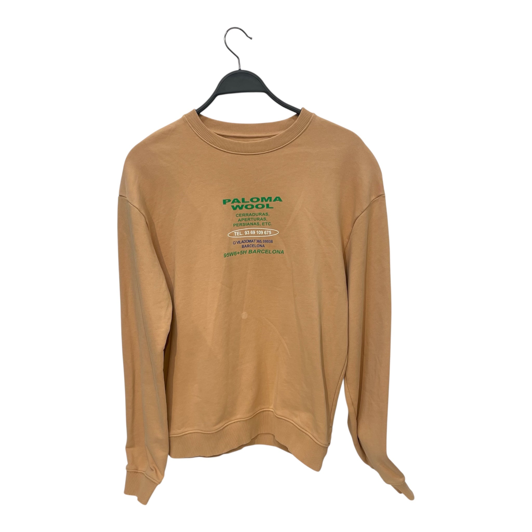 PALOMA WOOL/Sweatshirt/S/Graphic/Cotton/BEG/95W6+5H BARCELONA view 1