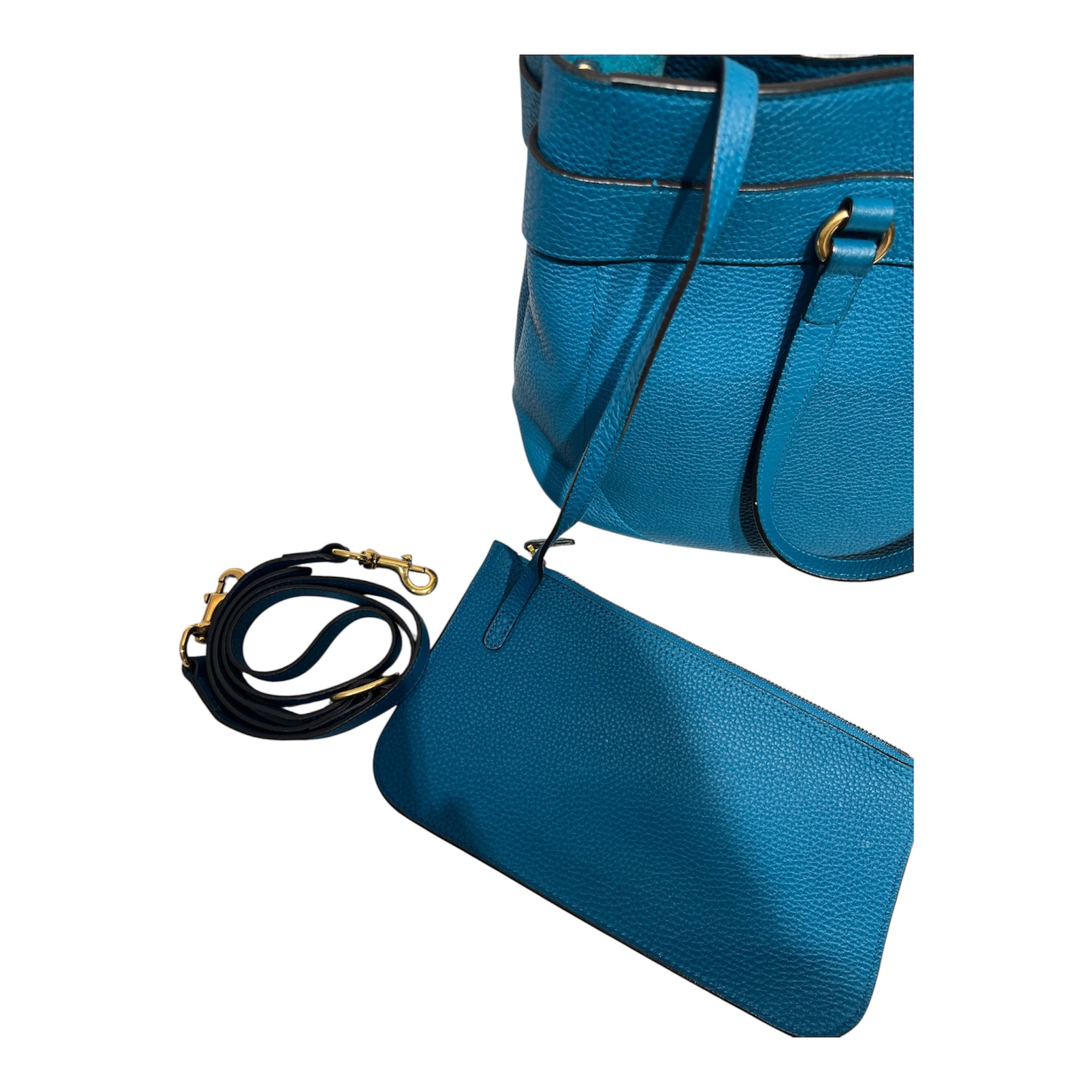 GUCCI/Hand Bag/Leather/BLU/HORSEBIT CALFSKIN BAG view 6