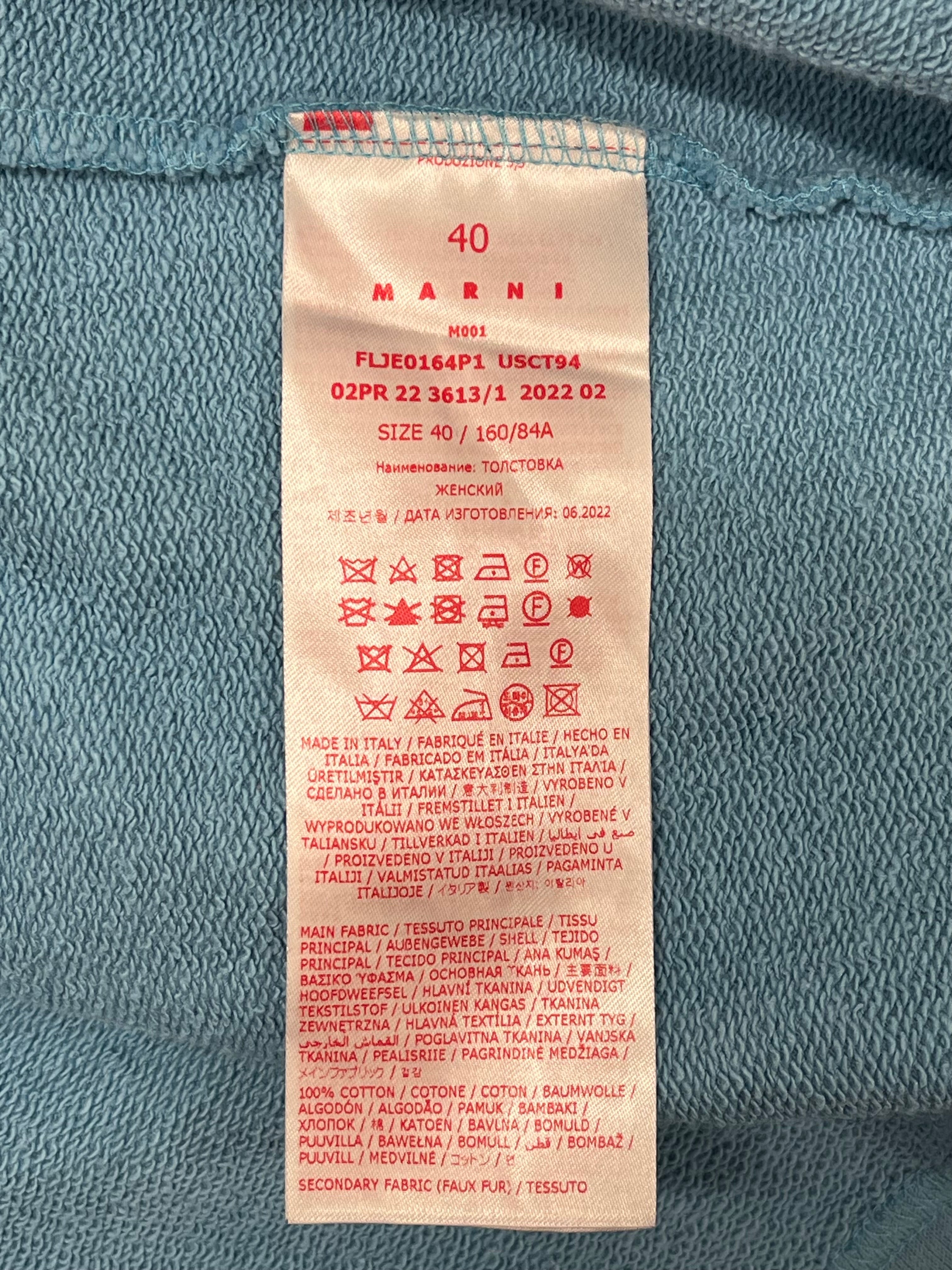 MARNI/Sweater/40/Cotton/BLU/ view 4