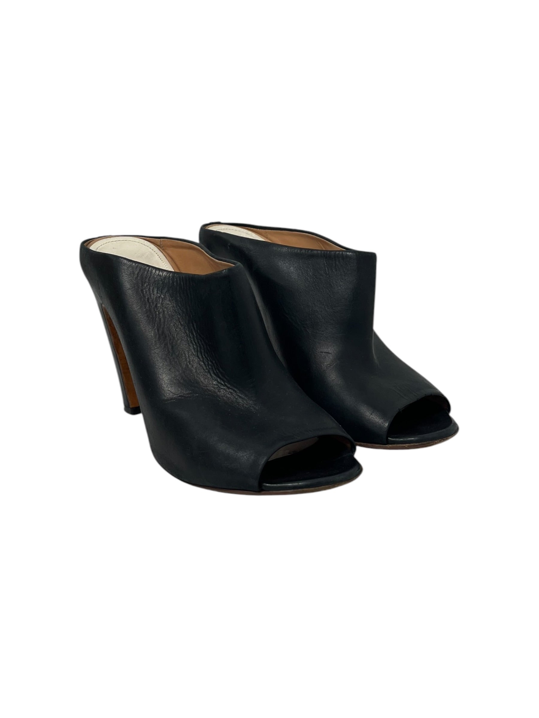 Maison Margiela/Heels/EU 41/Leather/BLK/CUTOUT ACCENT MULES BLK view 1