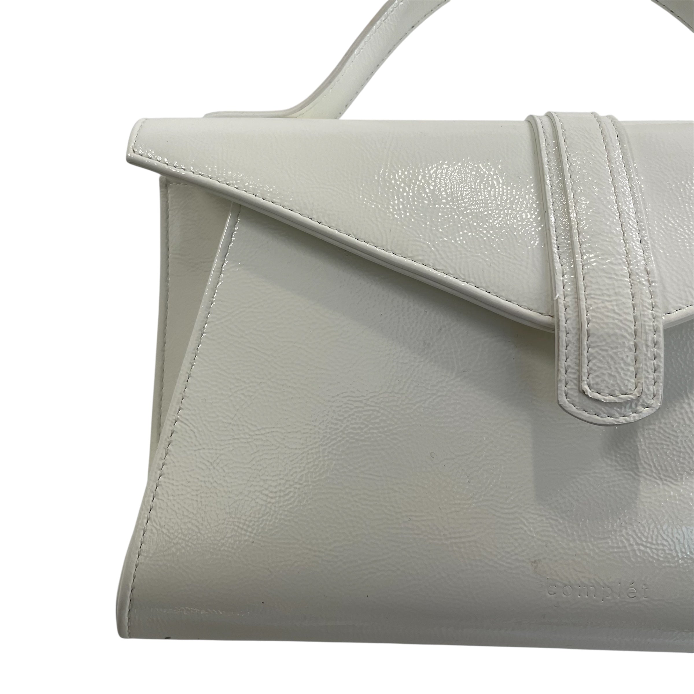 COMPLET/Bag/Leather/WHT/WHITE BG view 3