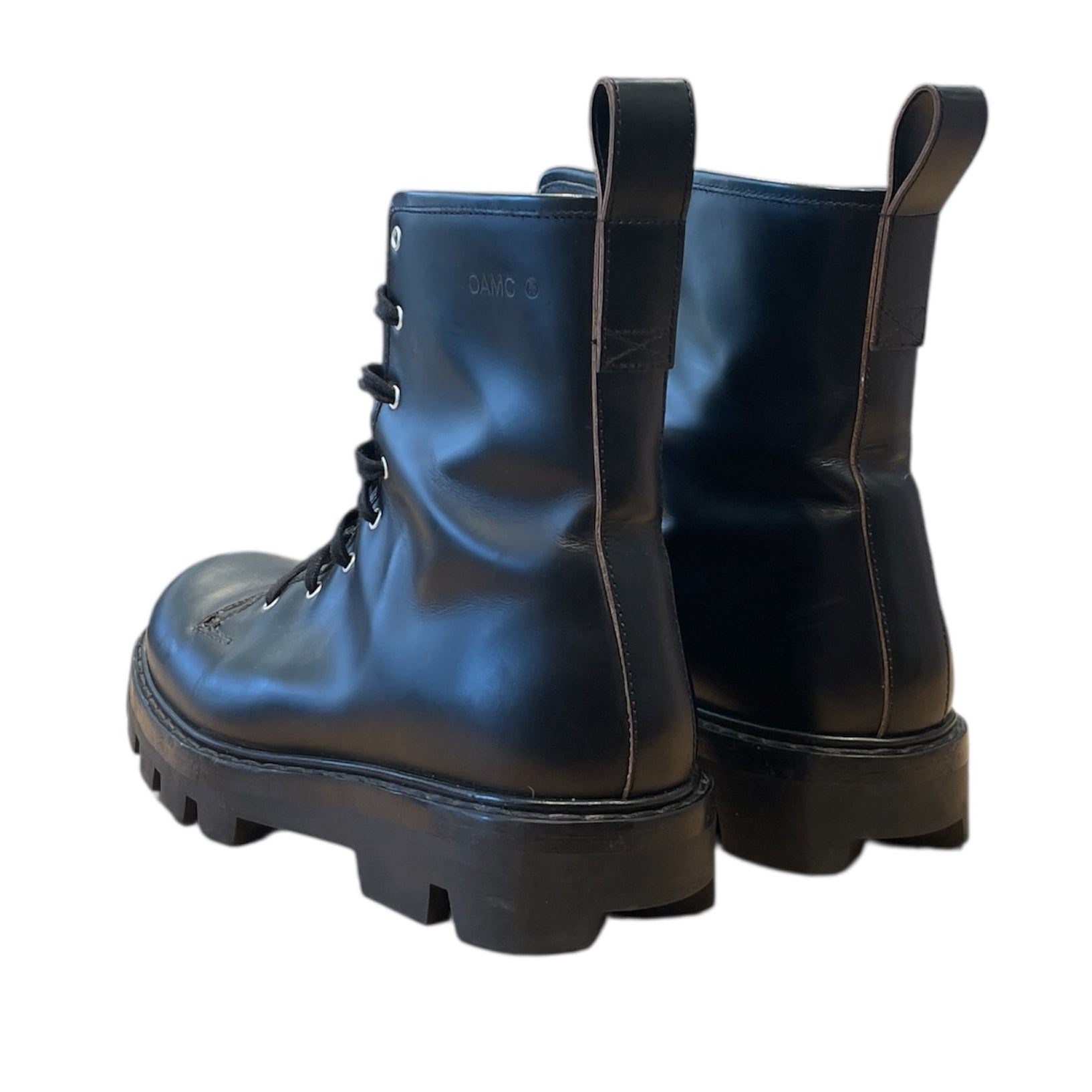 OAMC(OVER ALL MASTER CLOTH)/Lace Up Boots/EU 41/BLK/exit boot view 2