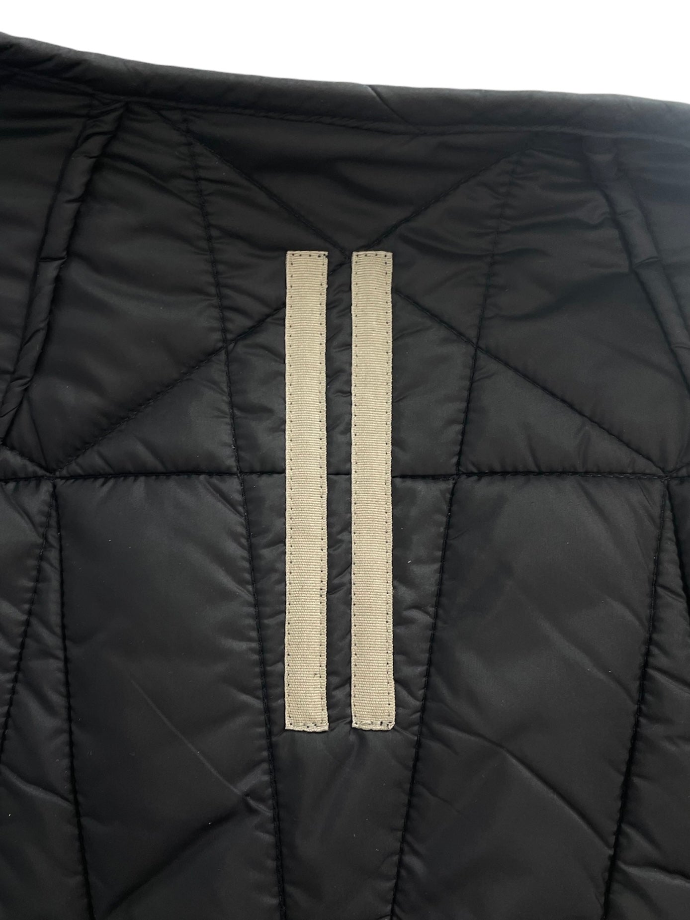RICK OWENS DRKSHDW/Puffer Vest/L/Nylon/BLK/DRKSHDW QUILTED LINER VEST view 3