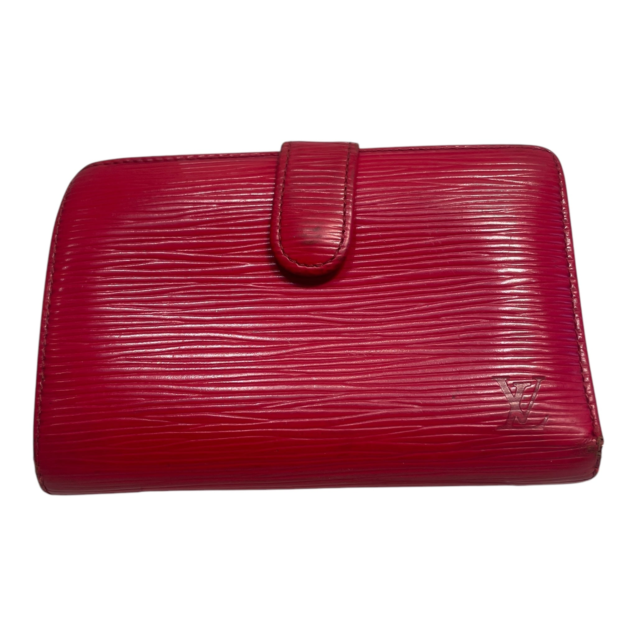 LOUIS VUITTON/Bifold Wallet/Leather/RED/Epi Leather view 1