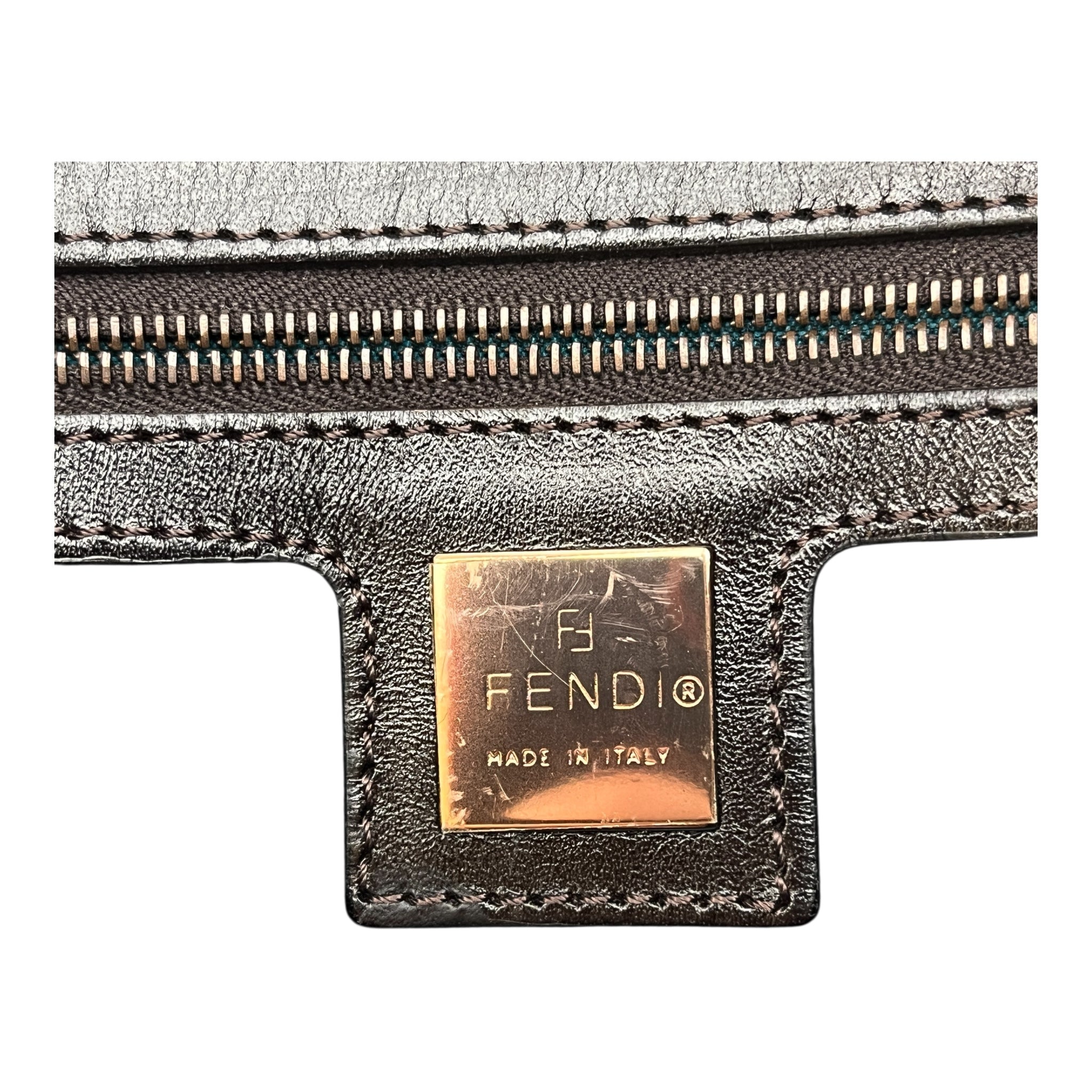 FENDI/Hand Bag/Leather/GRN/cord med zucca view 4