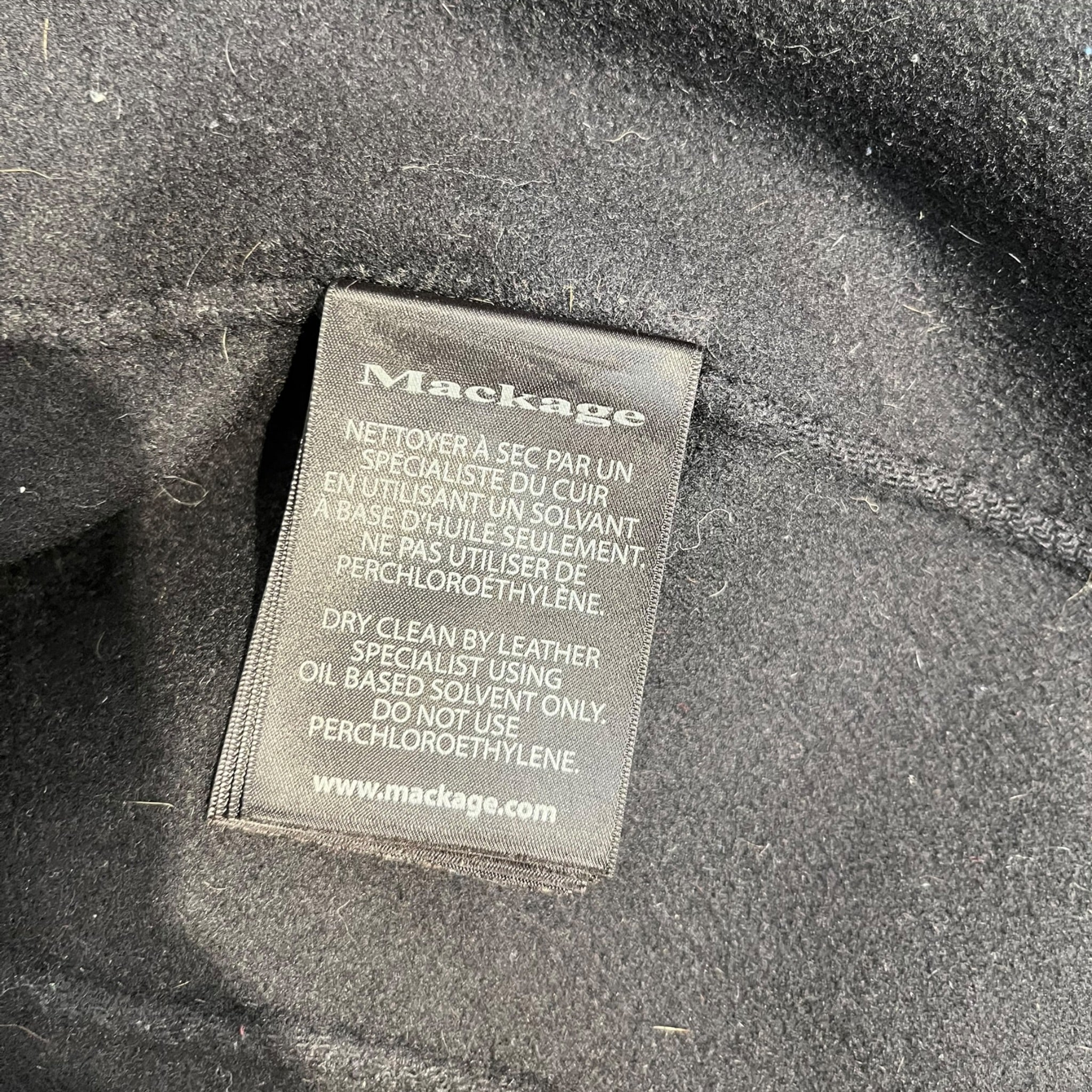 MACKAGE/Jacket/M/Cotton/BLK/LEATHER SLEEVES view 7