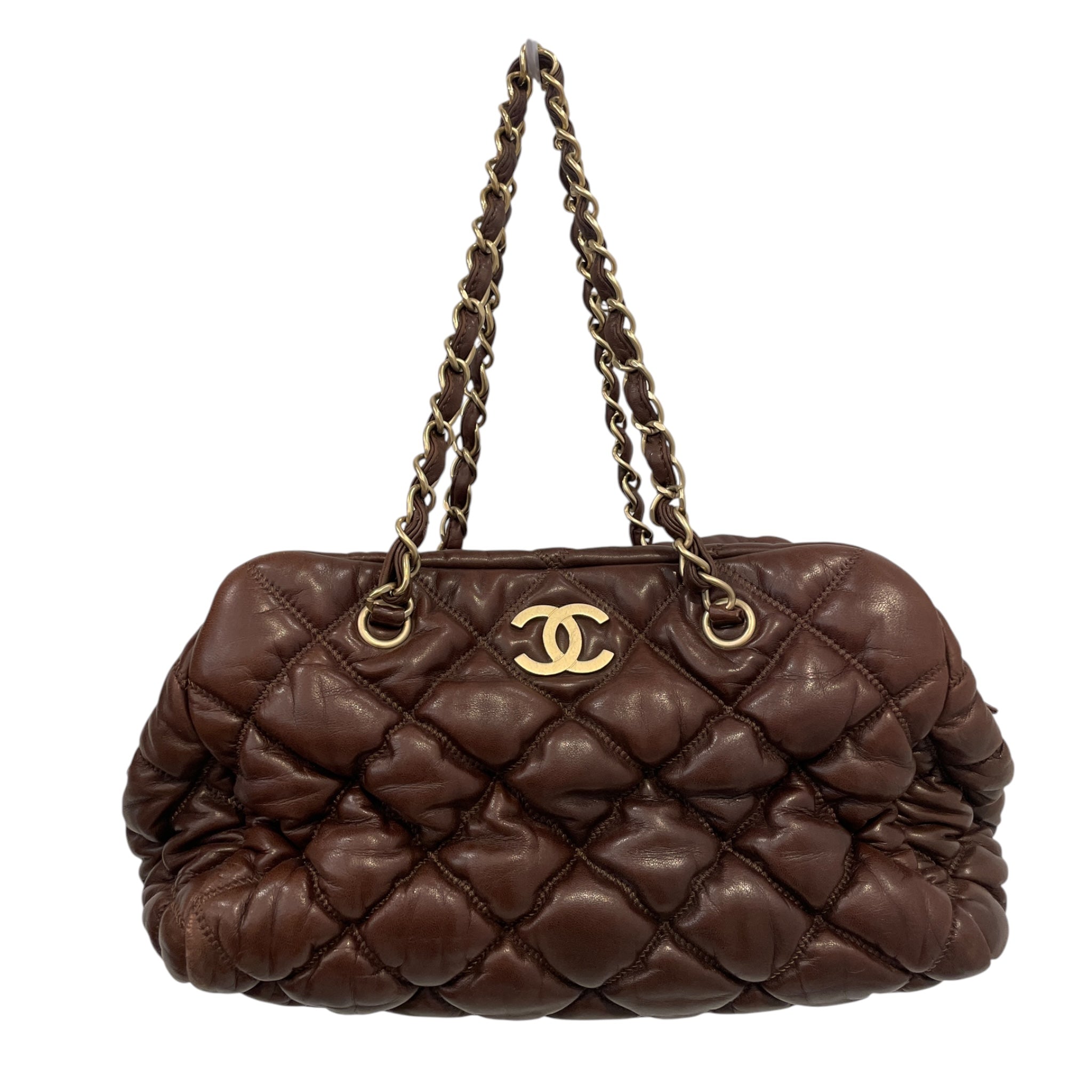CHANEL/Hand Bag/Leather/BRW/BJQCHGJ view 1