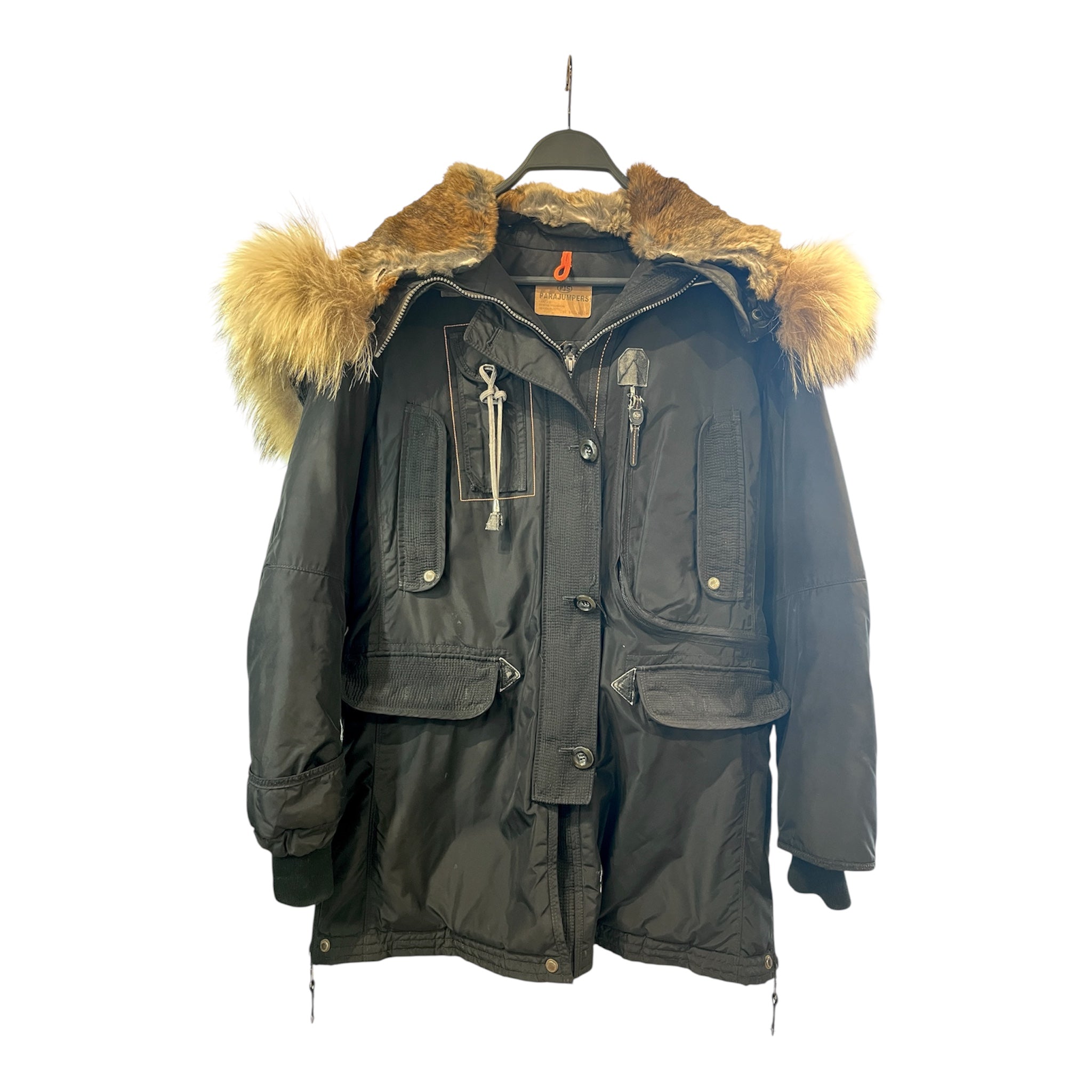 PARAJUMPERS/Jacket/M/Nylon/BLK/Parajumpers Fur Hooded Jkt view 1